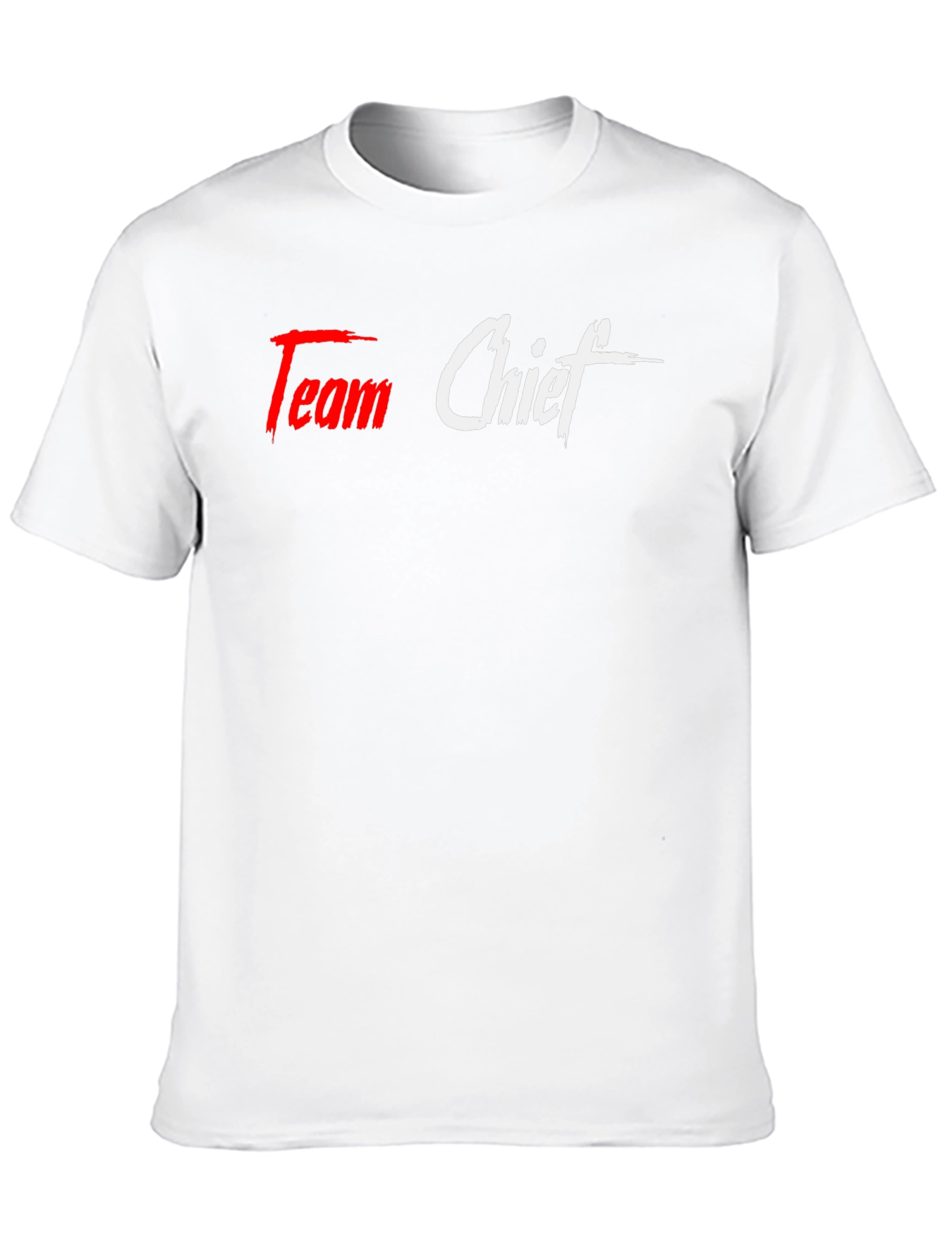 Team Chief Graphic Print Black T-Shirt