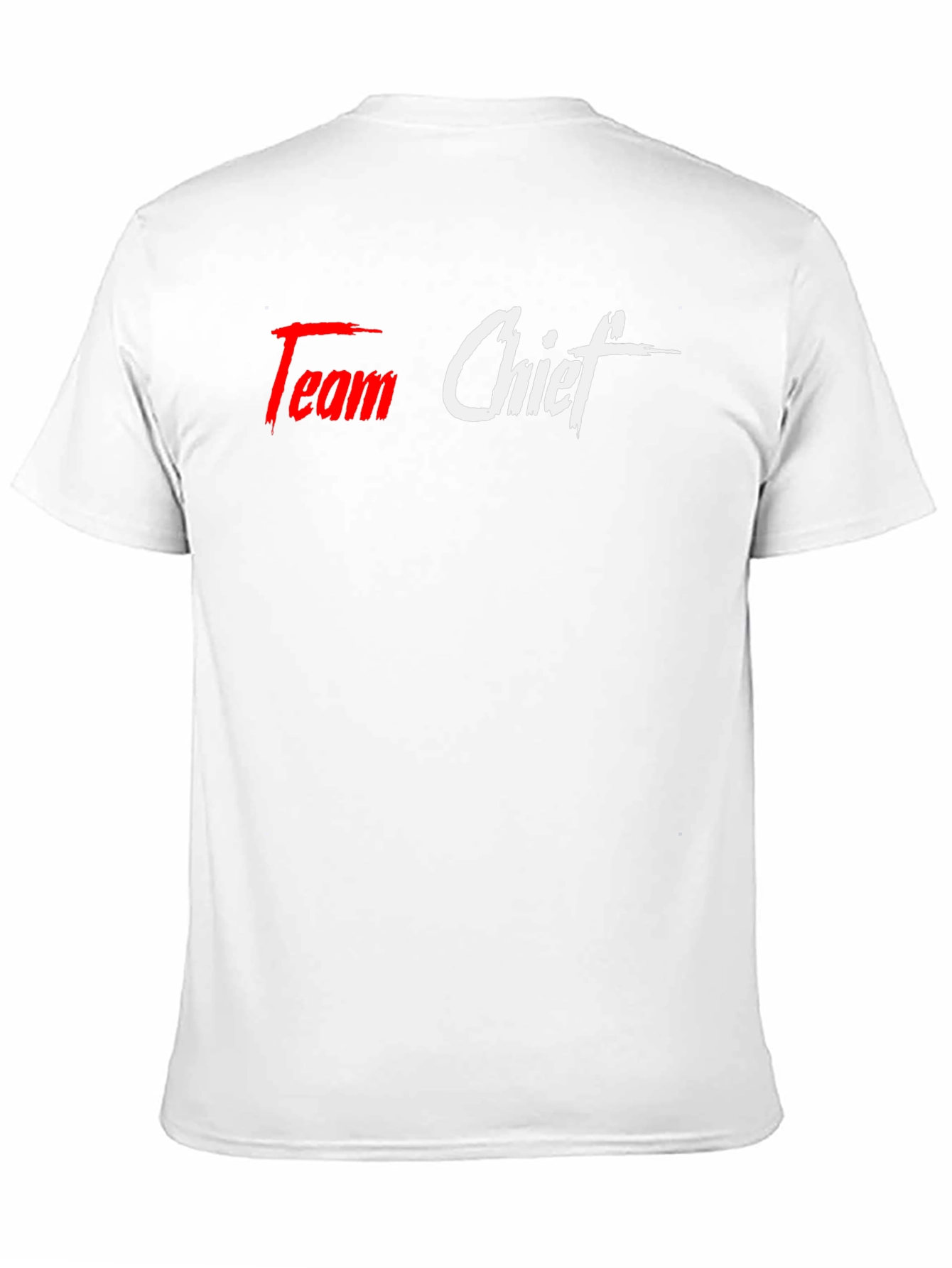Team Chief Graphic Print Black T-Shirt