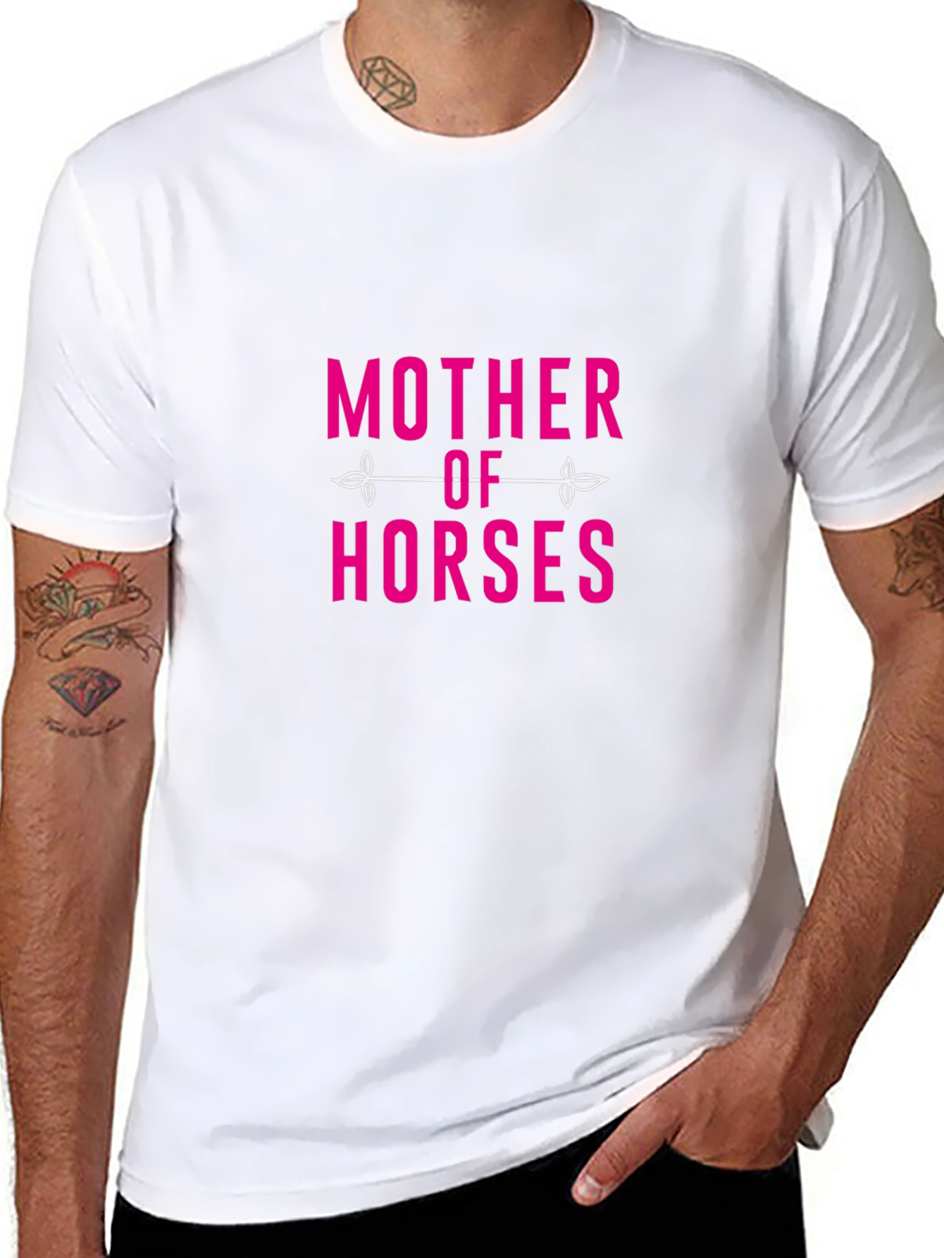 Mother of Horses Black T-Shirt