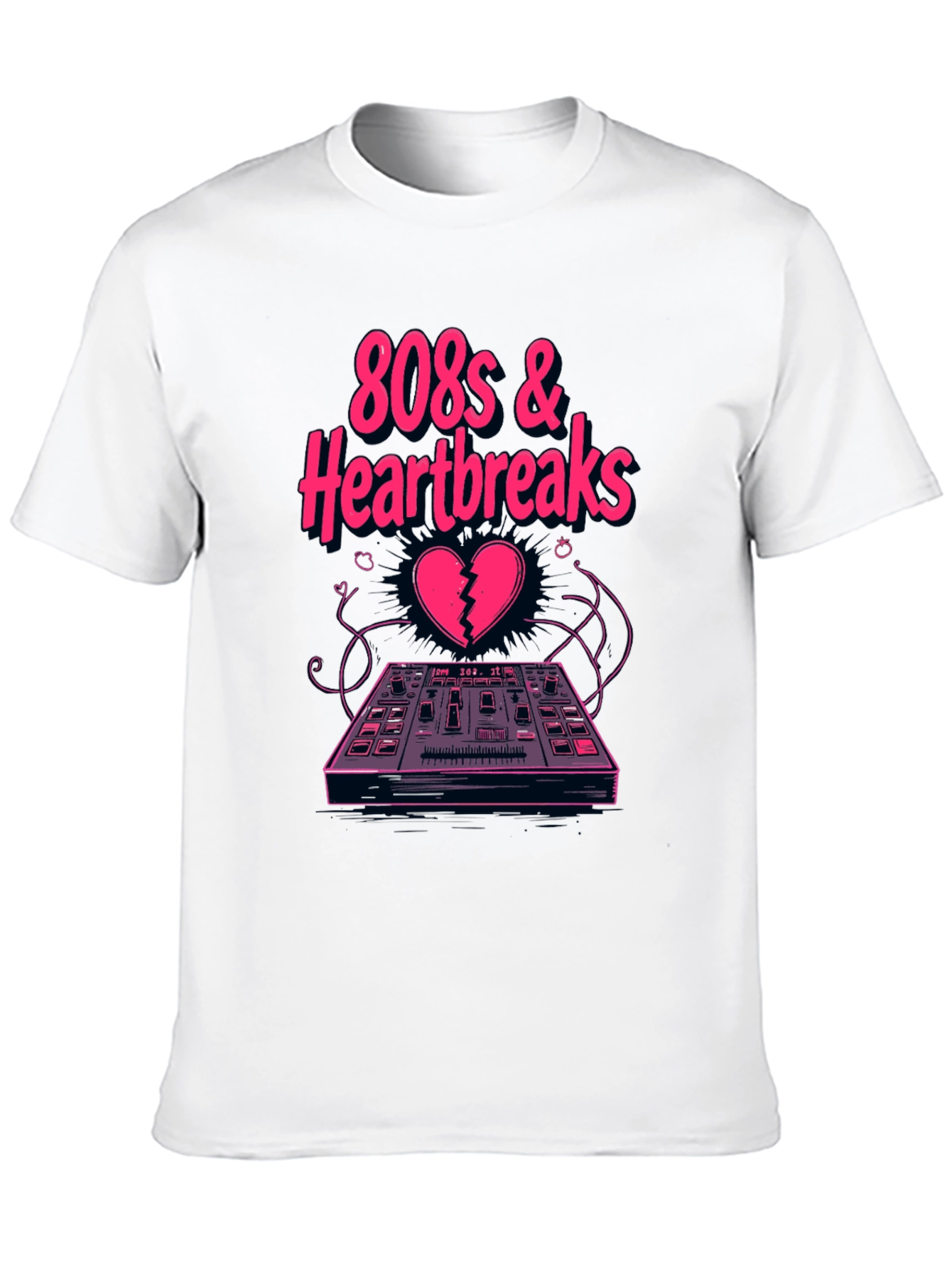 808s & Heartbreaks Black Graphic Tee