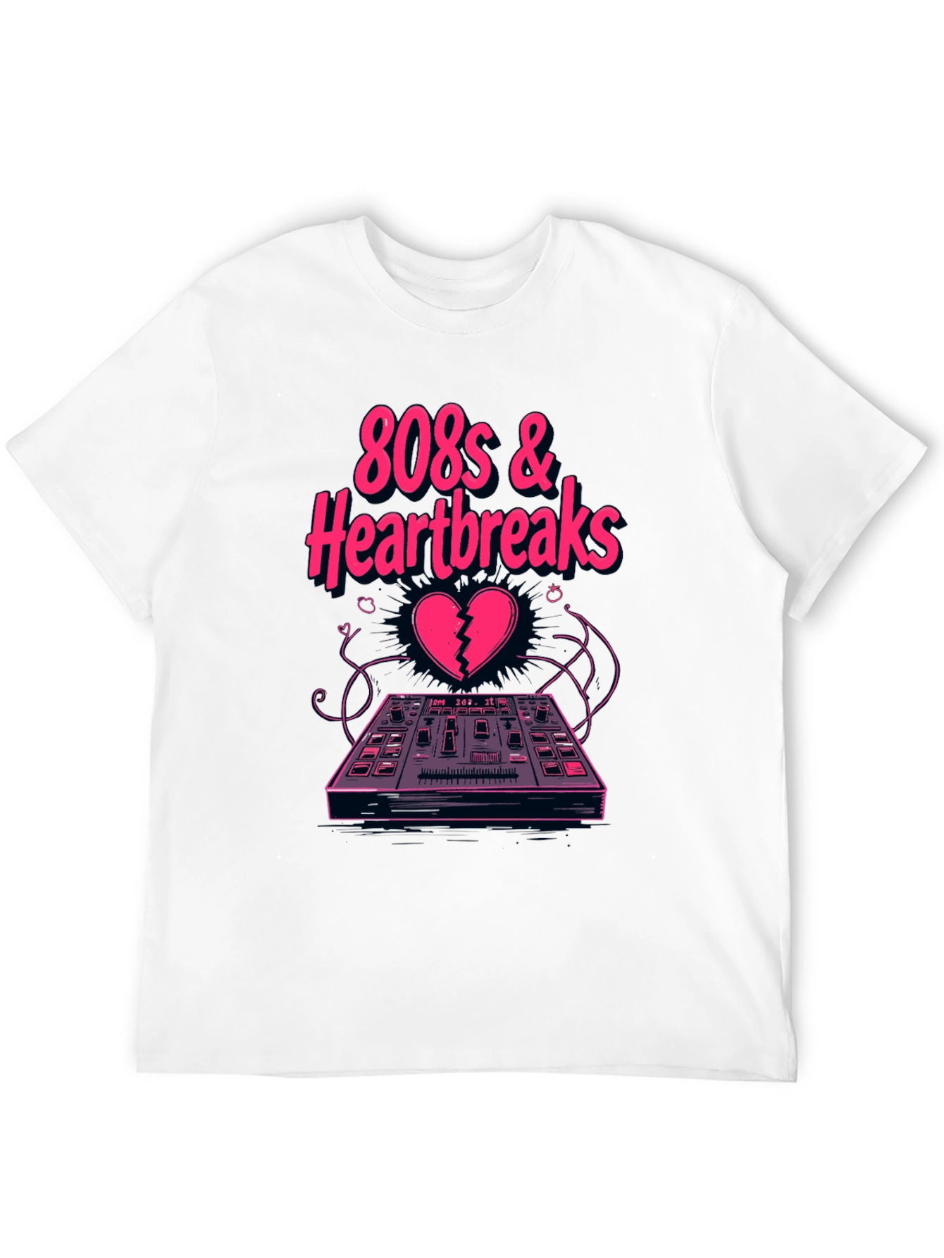 808s & Heartbreaks Black Graphic Tee