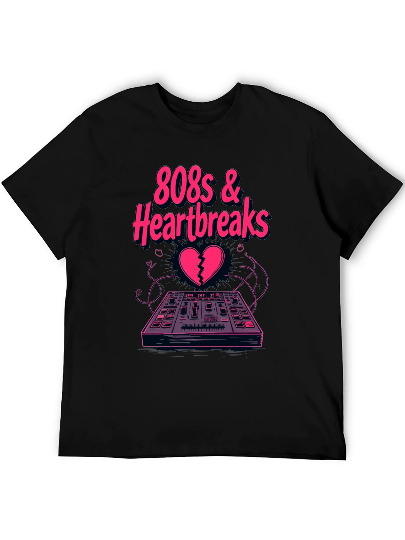 808s & Heartbreaks Black Graphic Tee