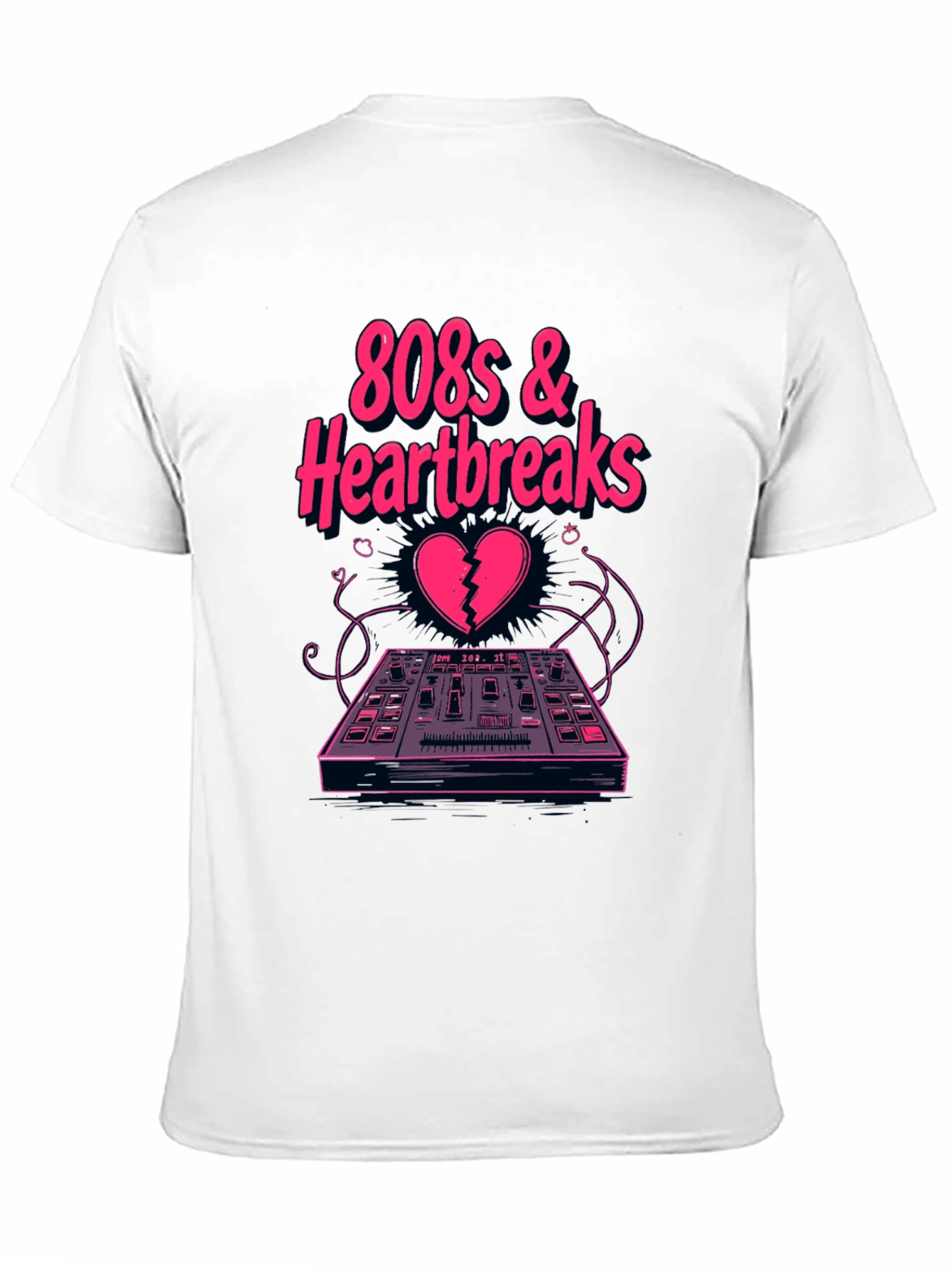 808s & Heartbreaks Black Graphic Tee