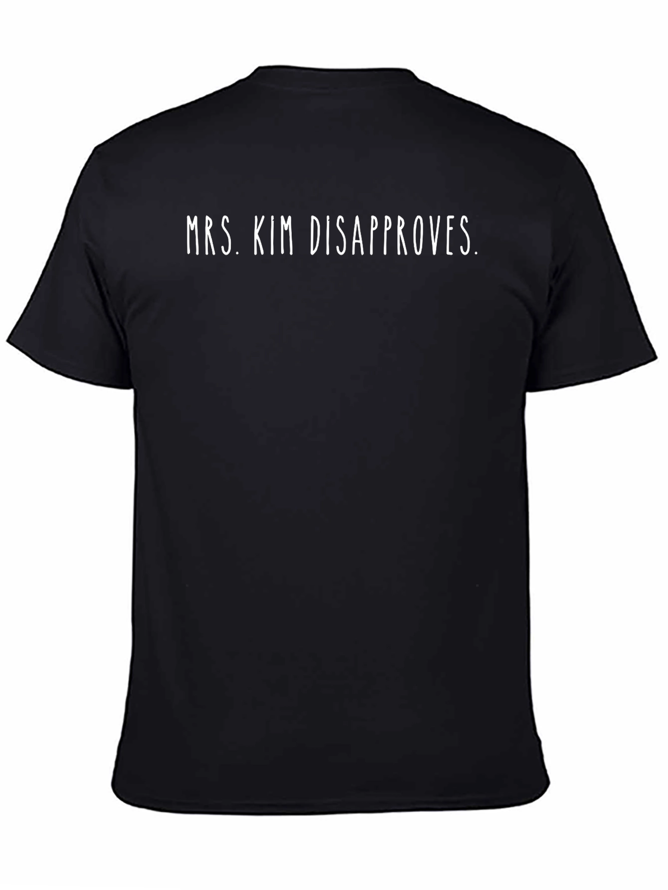 Mrs. Kim Disapproves Graphic Tee - Black