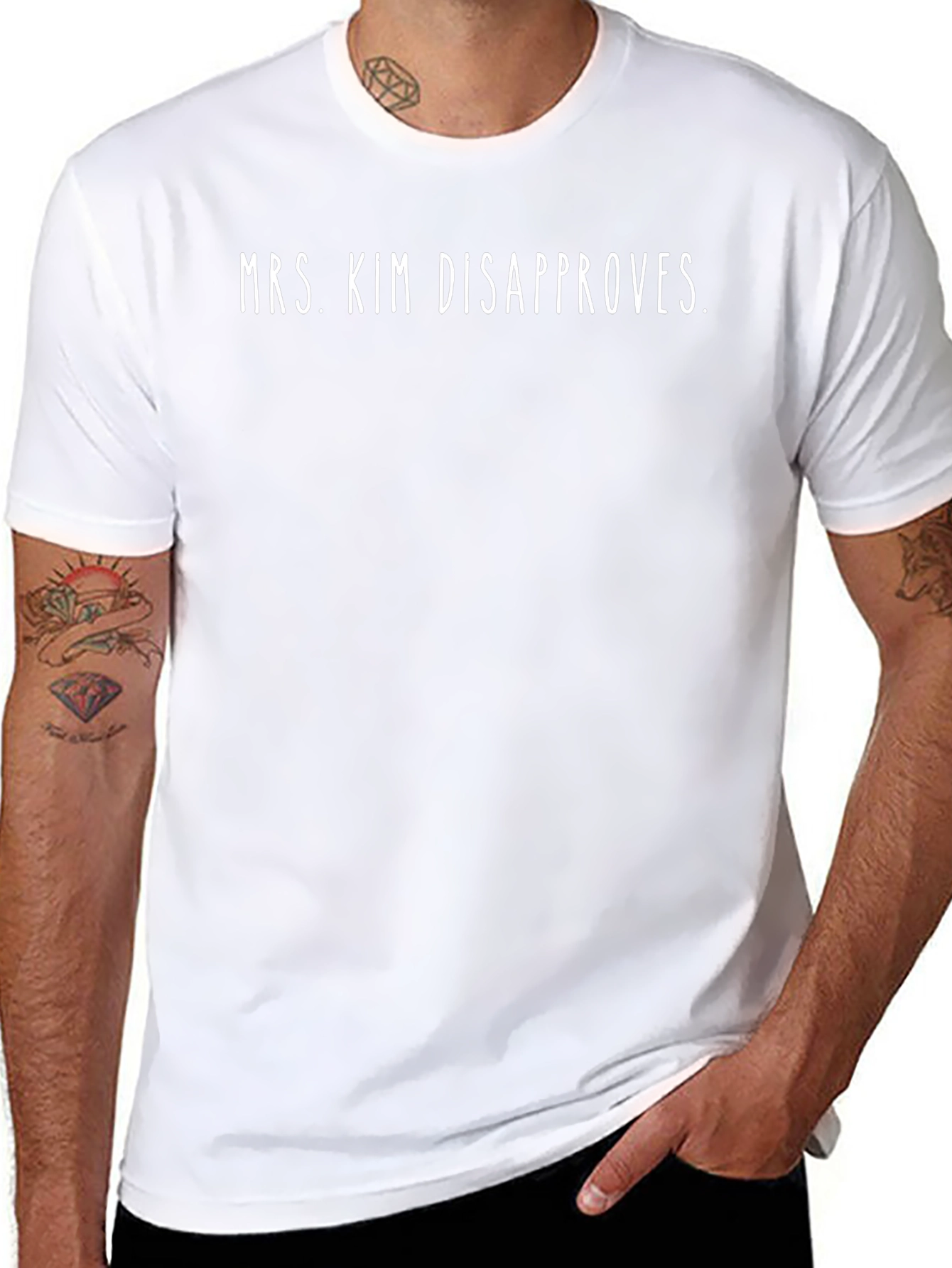 Mrs. Kim Disapproves Graphic Tee - Black