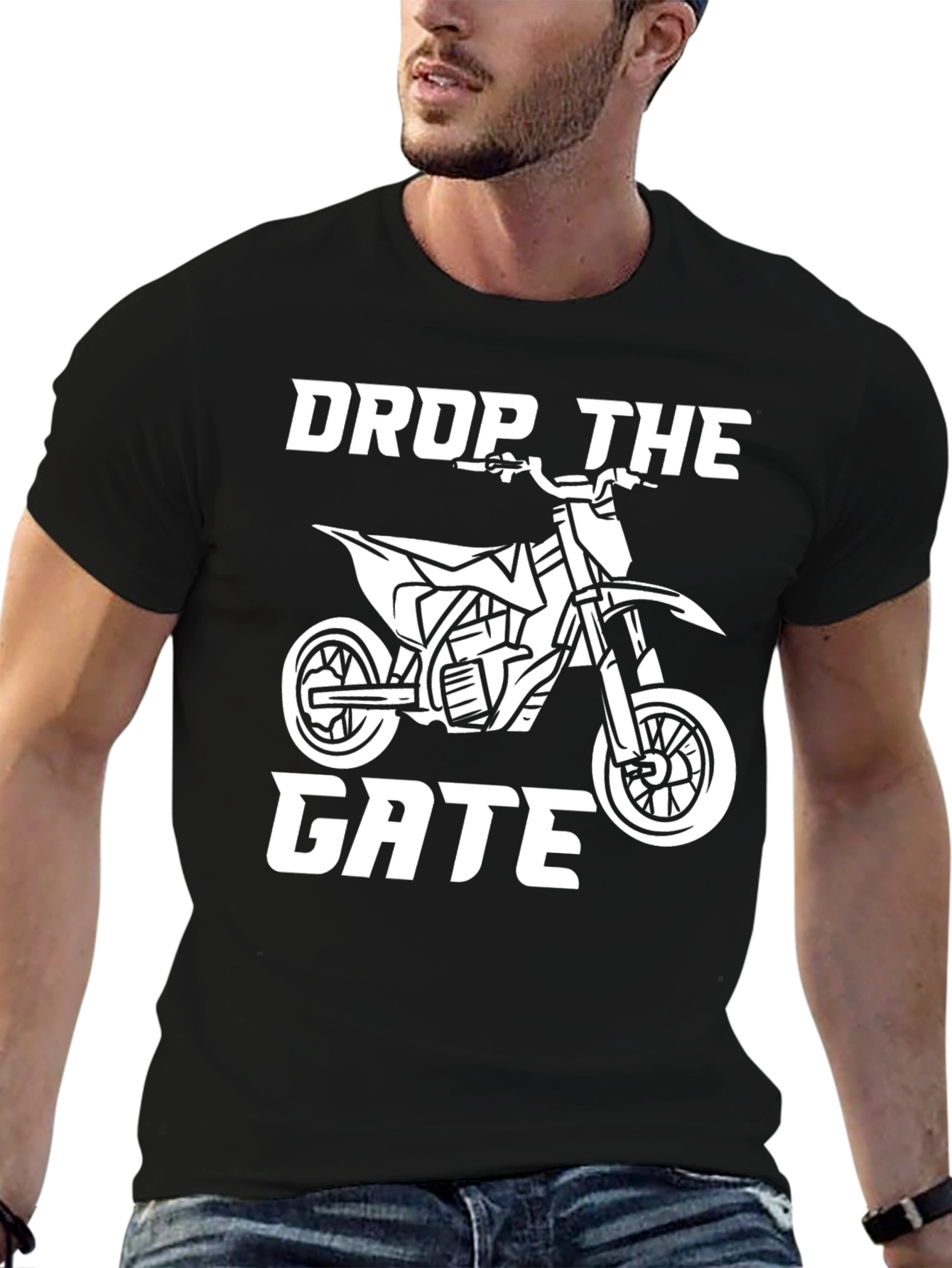 Drop The Gate Motocross Graphic Tee