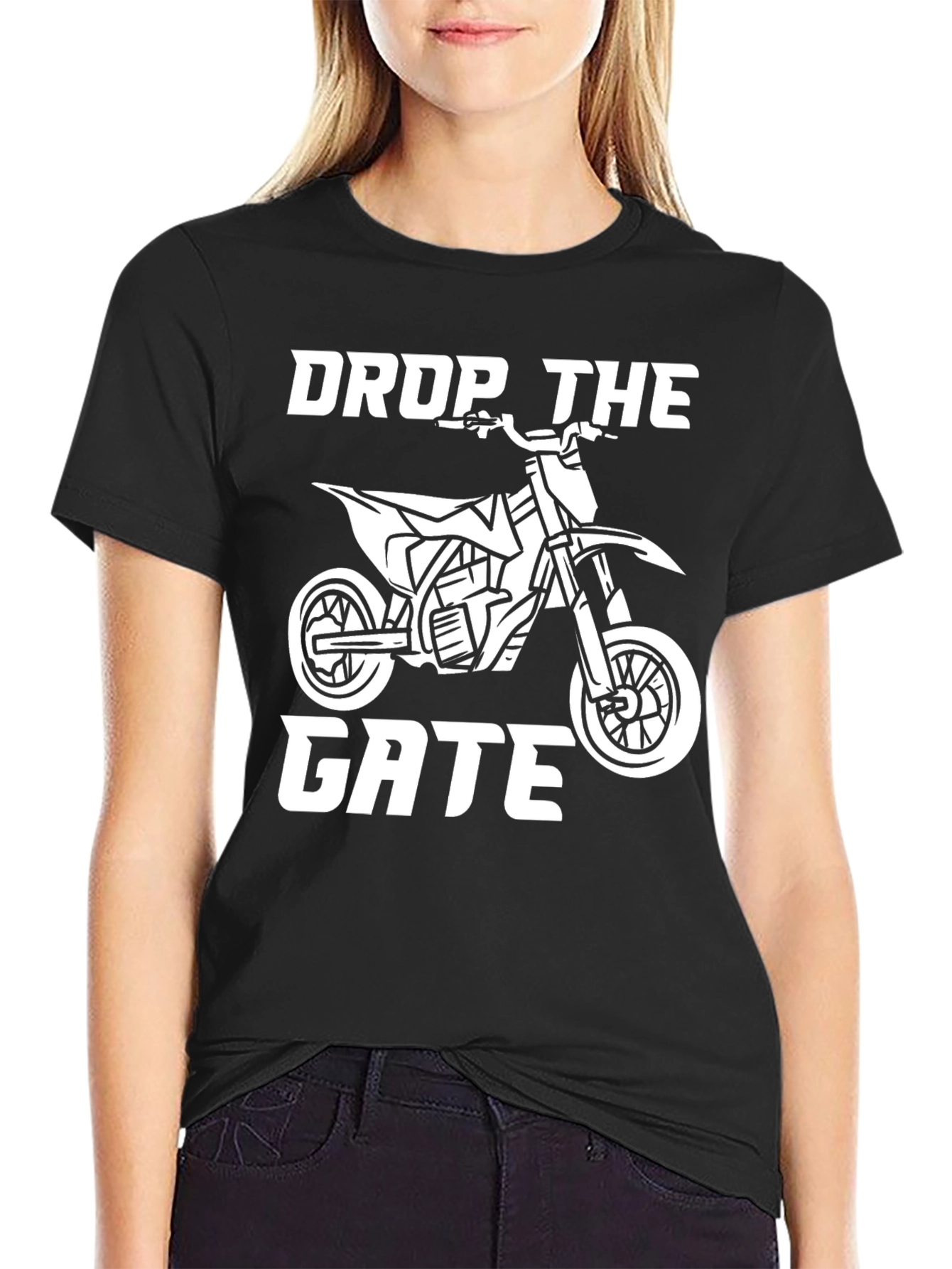 Drop The Gate Motocross Graphic Tee