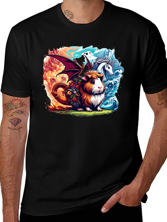 Guinea Pig Dragon Unicorn T-Shirt