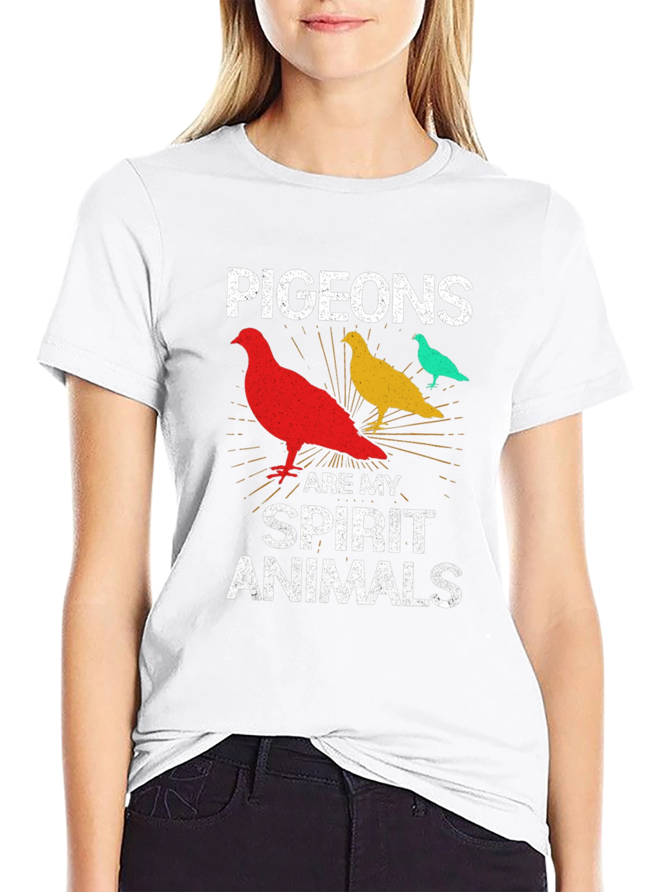 Pigeons are My Spirit Animals Graphic T-Shirt