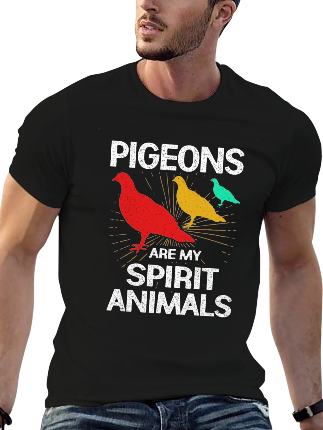 Pigeons are My Spirit Animals Graphic T-Shirt