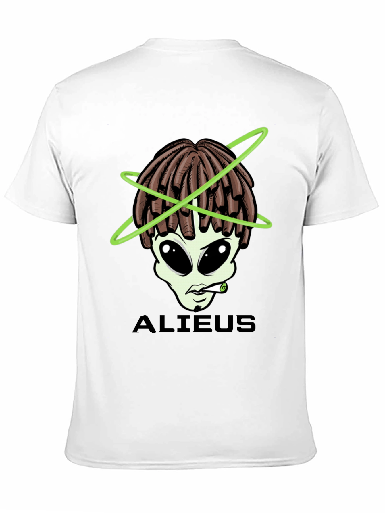 ALIUEUS Alien T-Shirt - Black Graphic Tee