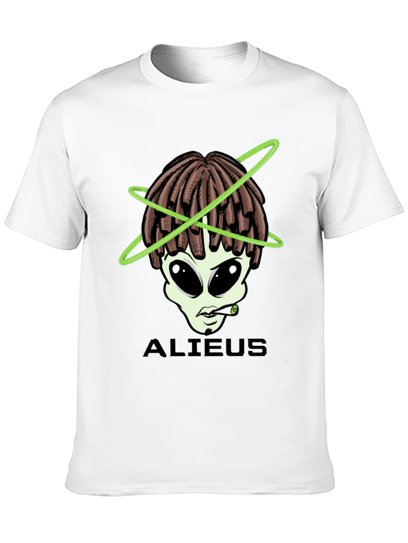ALIUEUS Alien T-Shirt - Black Graphic Tee
