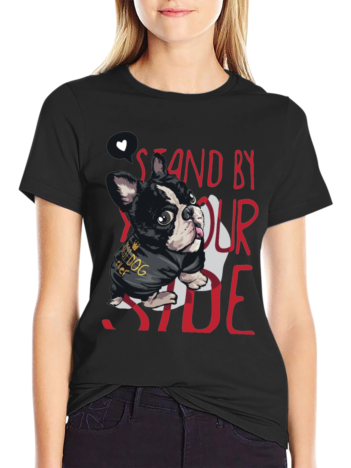 Stand By Your Side Dog T-Shirt