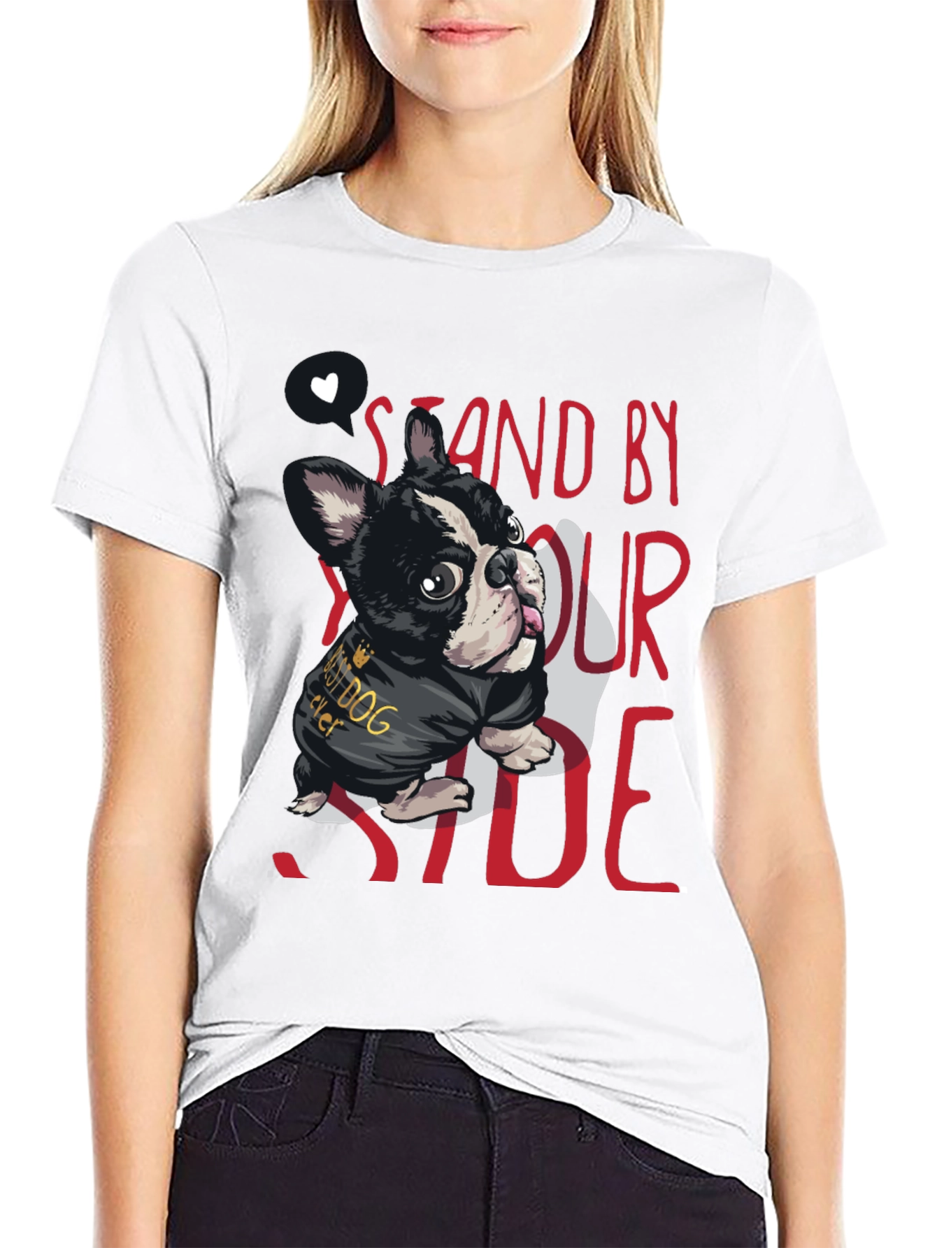 Stand By Your Side Dog T-Shirt