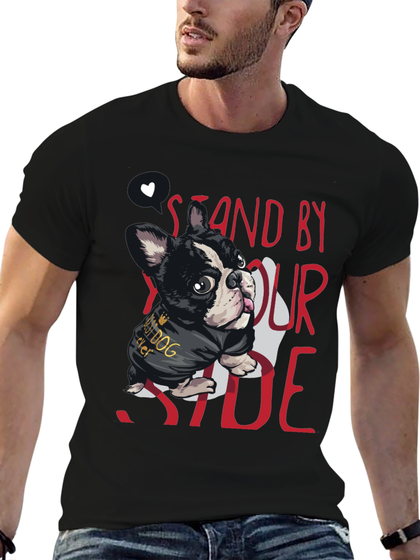Stand By Your Side Dog T-Shirt