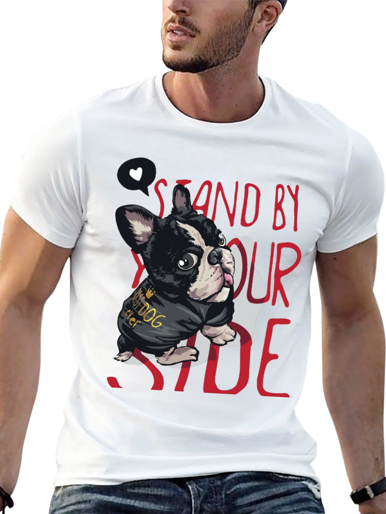 Stand By Your Side Dog T-Shirt