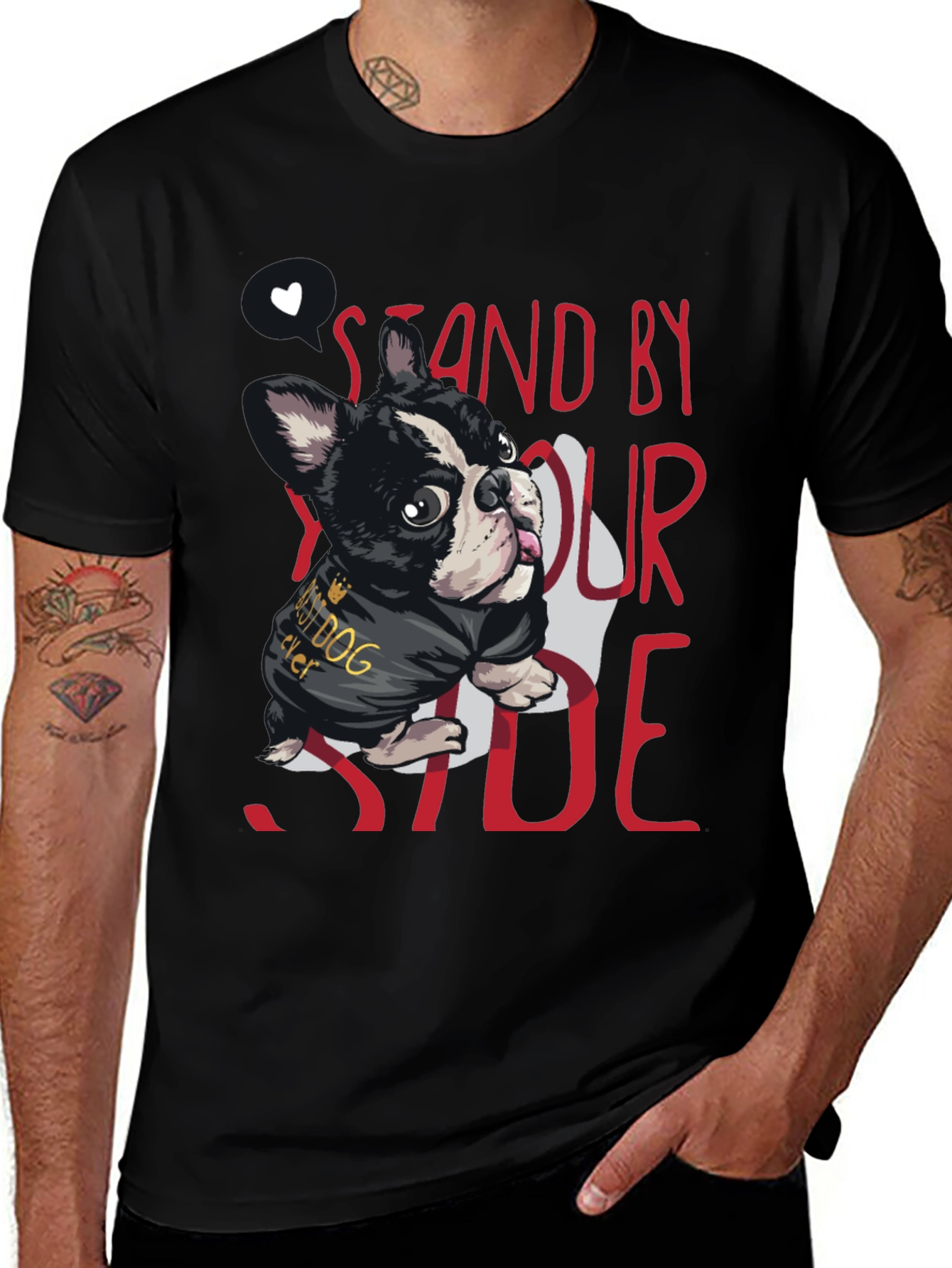 Stand By Your Side Dog T-Shirt