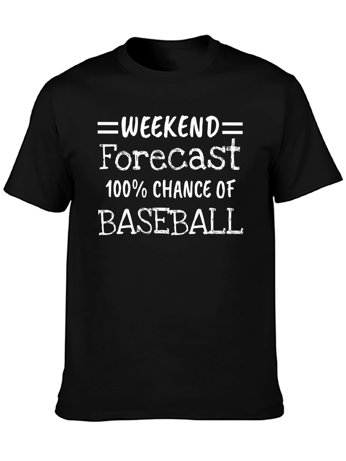 Weekend Baseball Fan T-Shirt