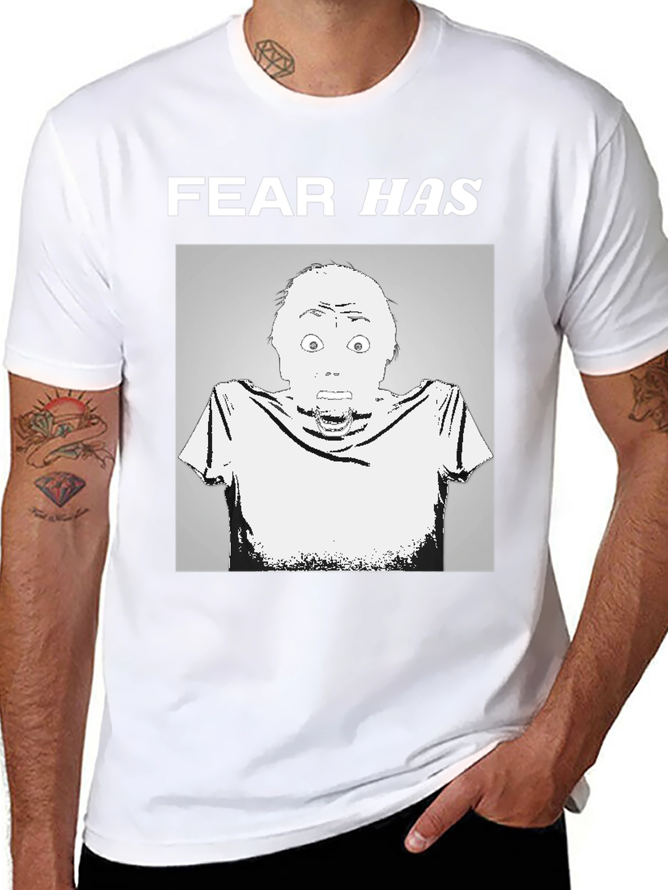 Fear Has a Face Graphic T-Shirt