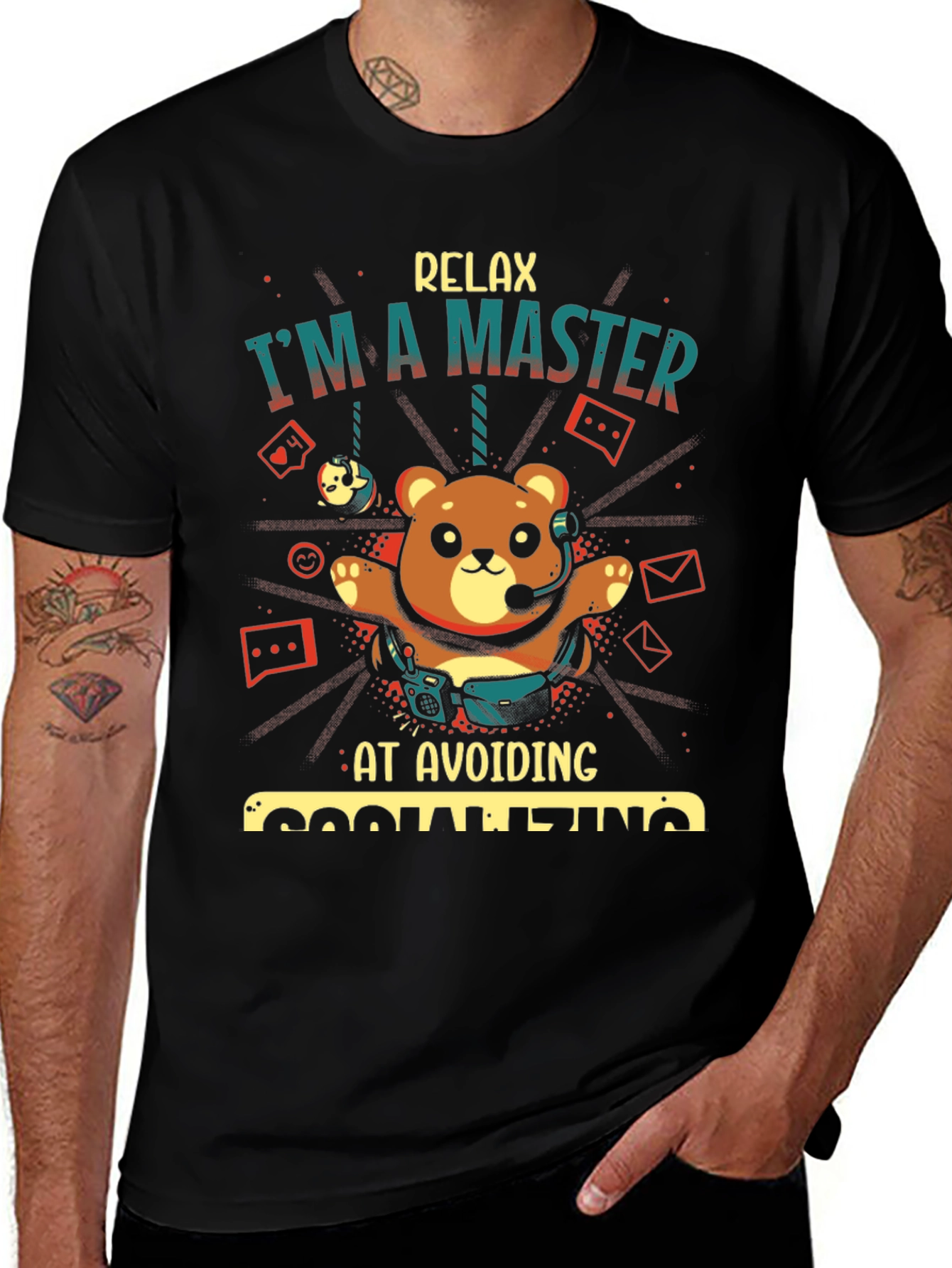 Relax Im A Master at Avoiding Socializing T-Shirt