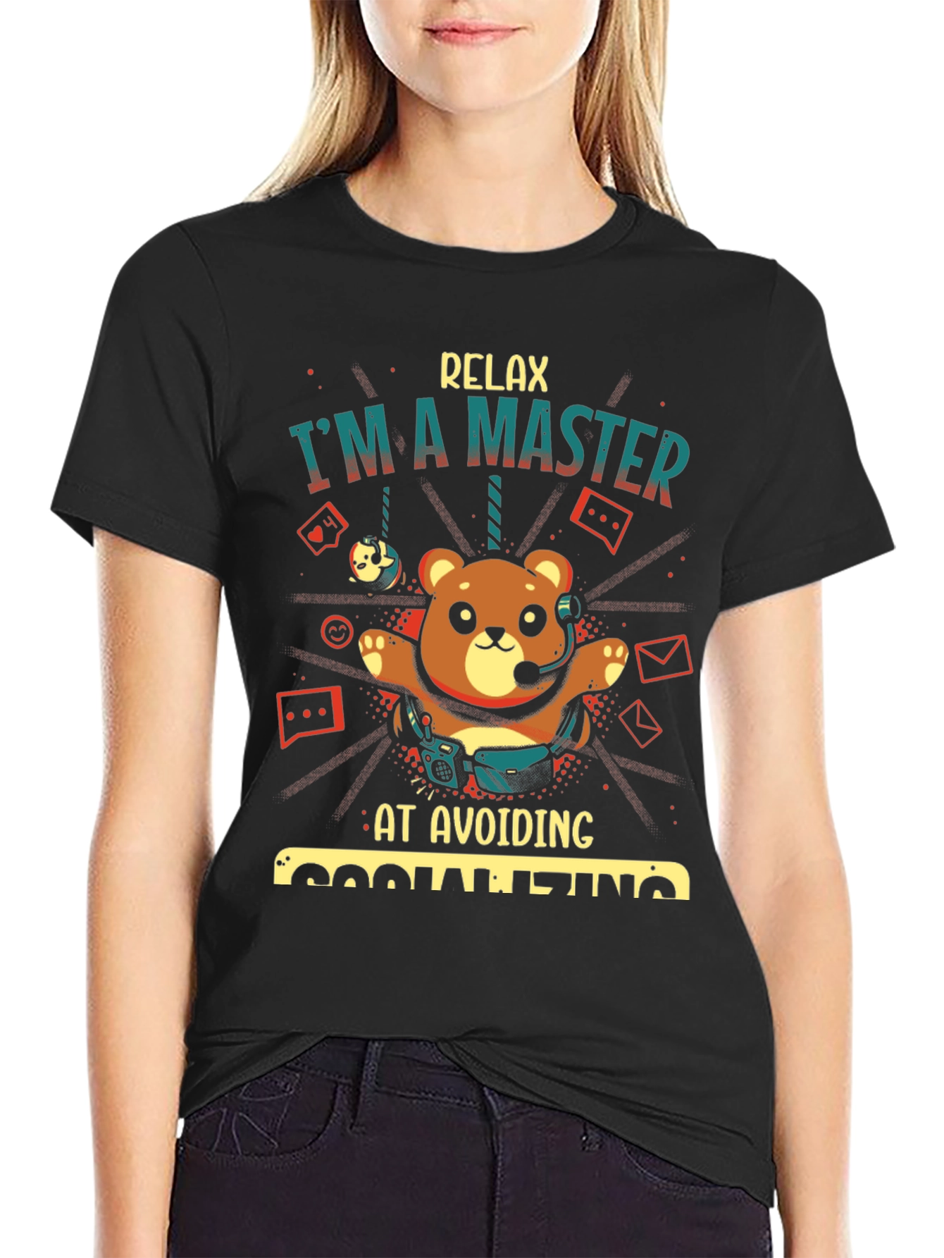 Relax Im A Master at Avoiding Socializing T-Shirt