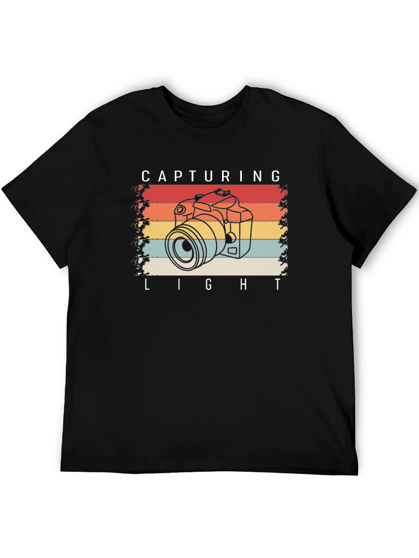 Retro Camera Graphic T-Shirt - Capturing Light