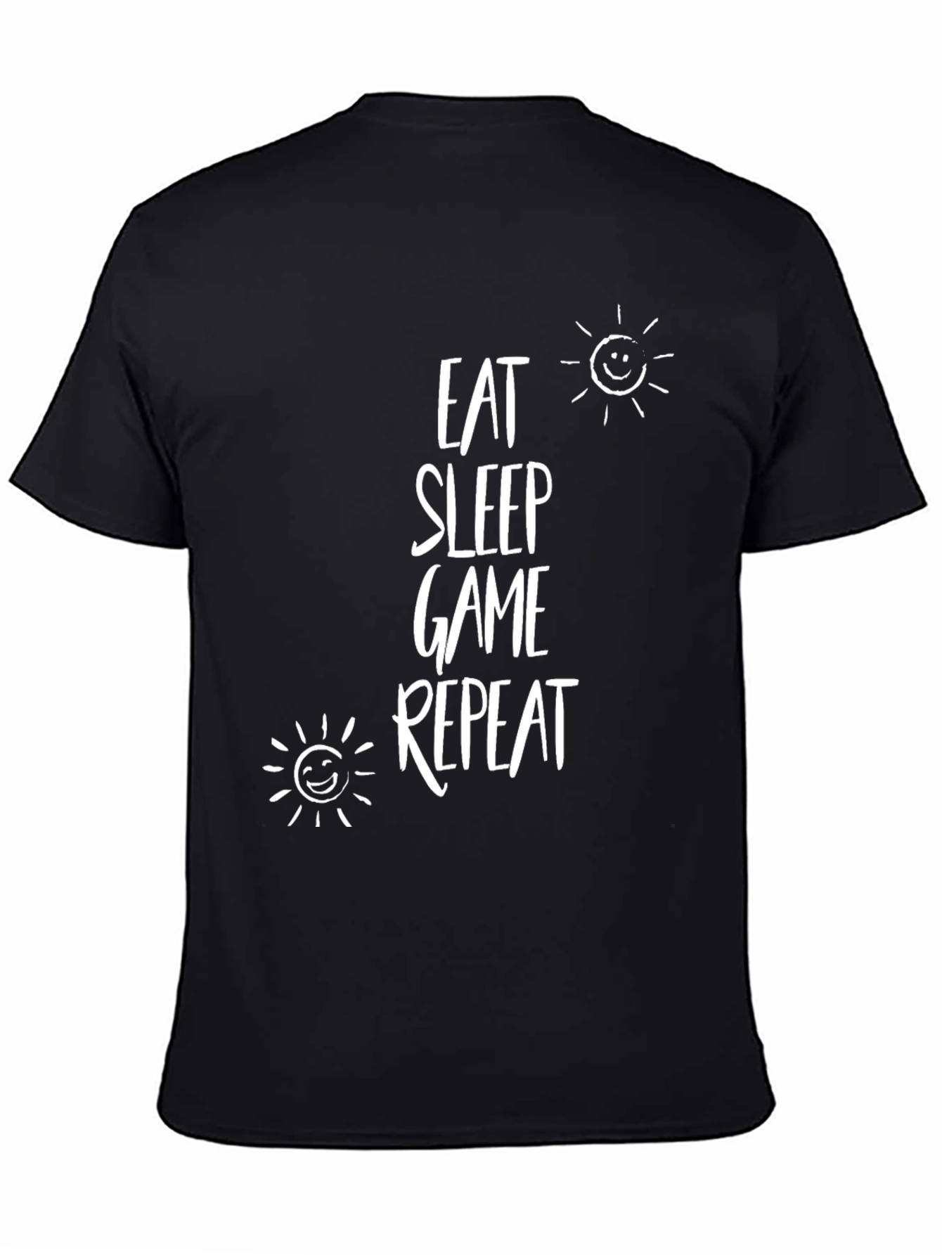 Eat Sleep Game Repeat T-Shirt - Gamer Tee