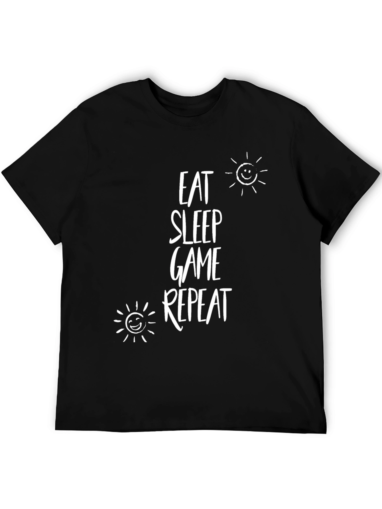Eat Sleep Game Repeat T-Shirt - Gamer Tee
