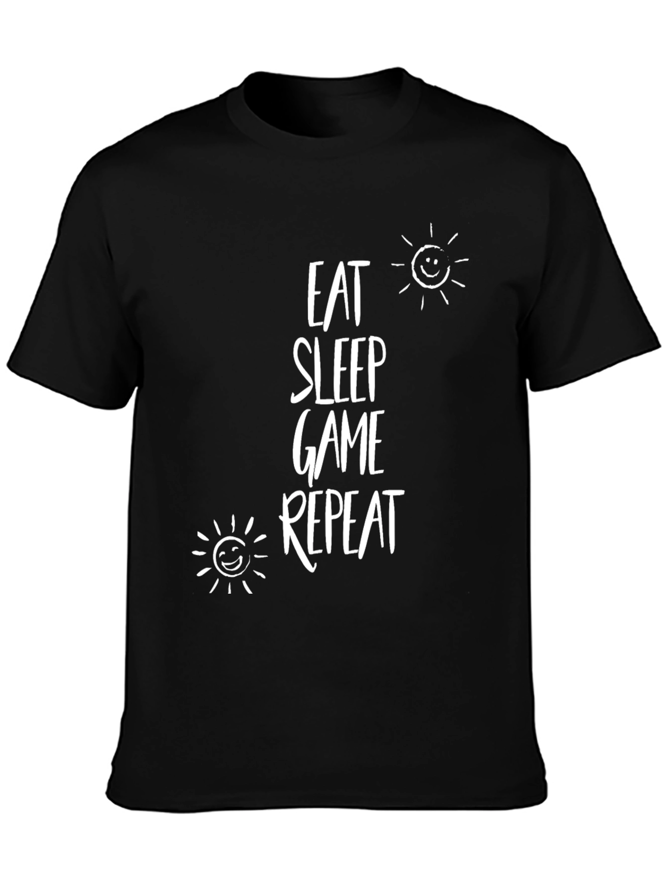 Eat Sleep Game Repeat T-Shirt - Gamer Tee