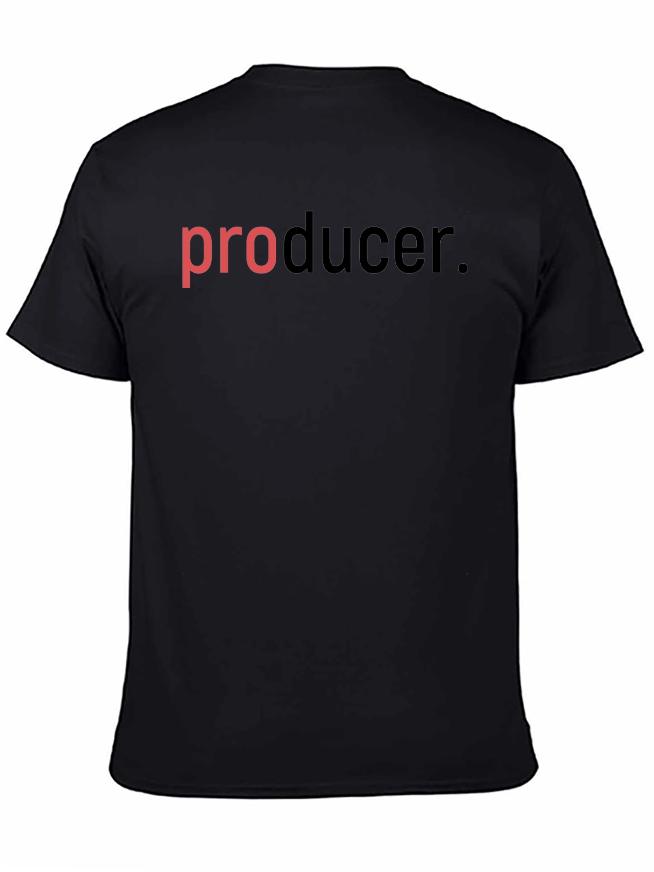 Producer Graphic Black Crew Neck T-Shirt