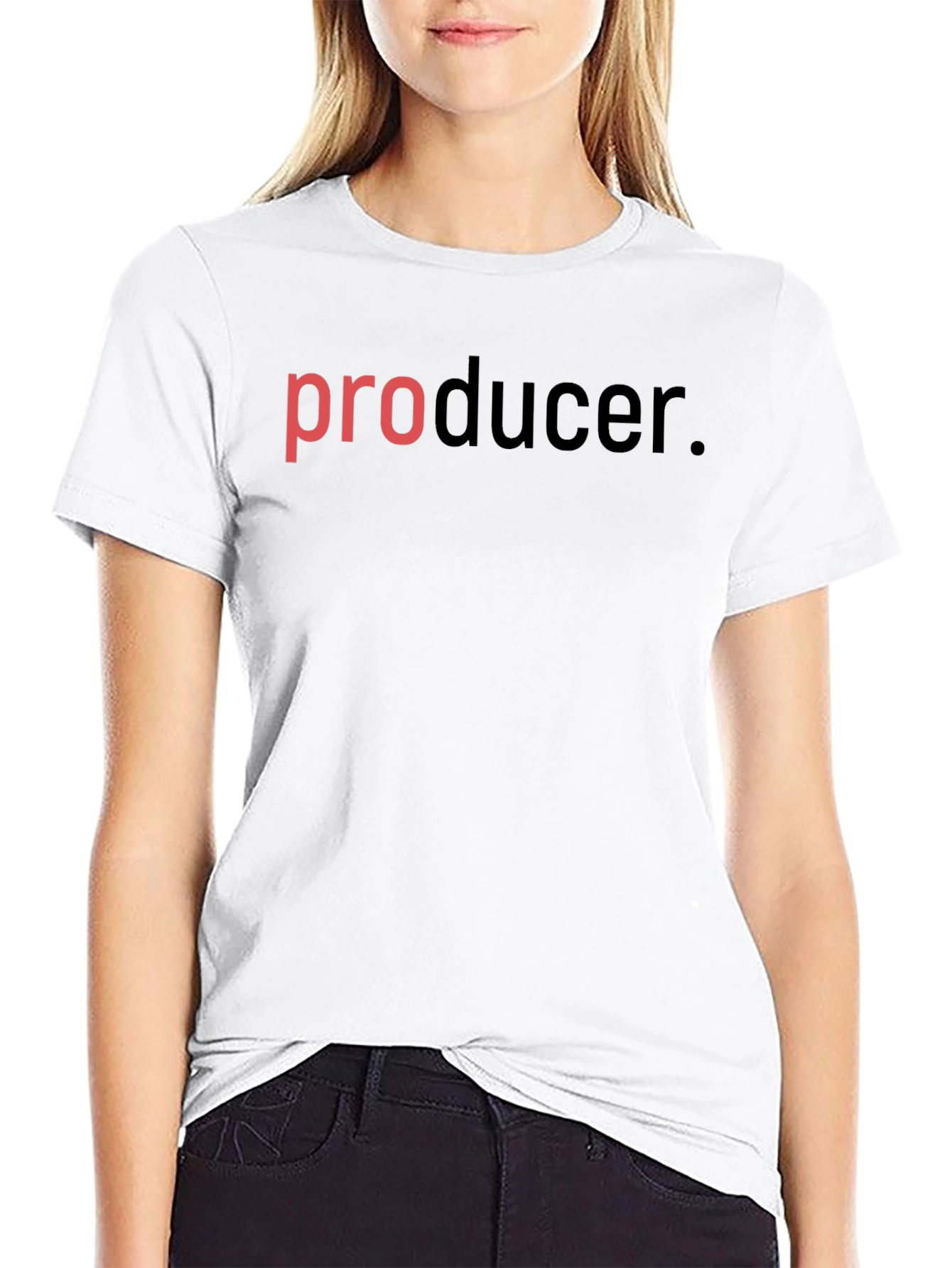 Producer Graphic Black Crew Neck T-Shirt