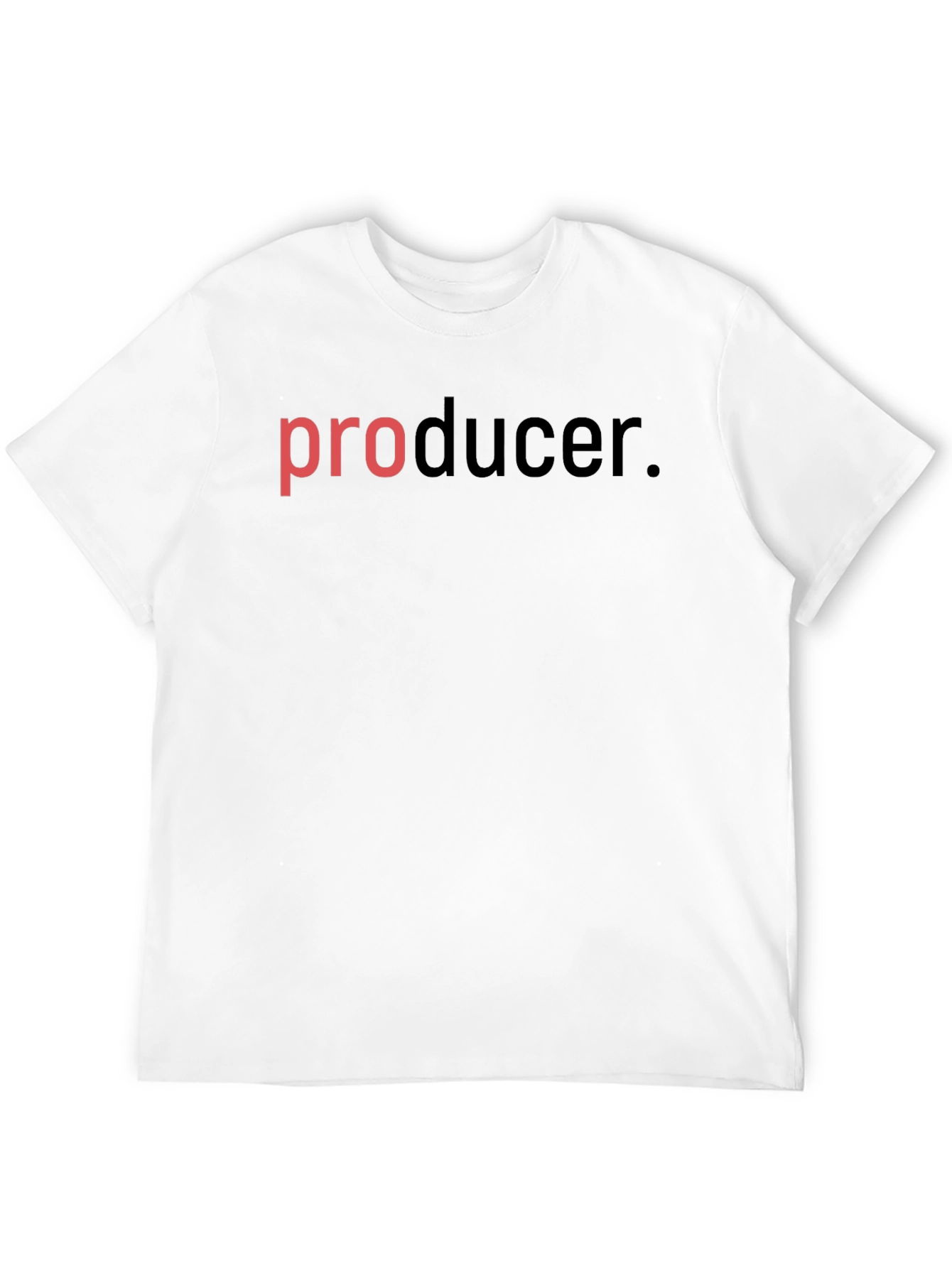 Producer Graphic Black Crew Neck T-Shirt
