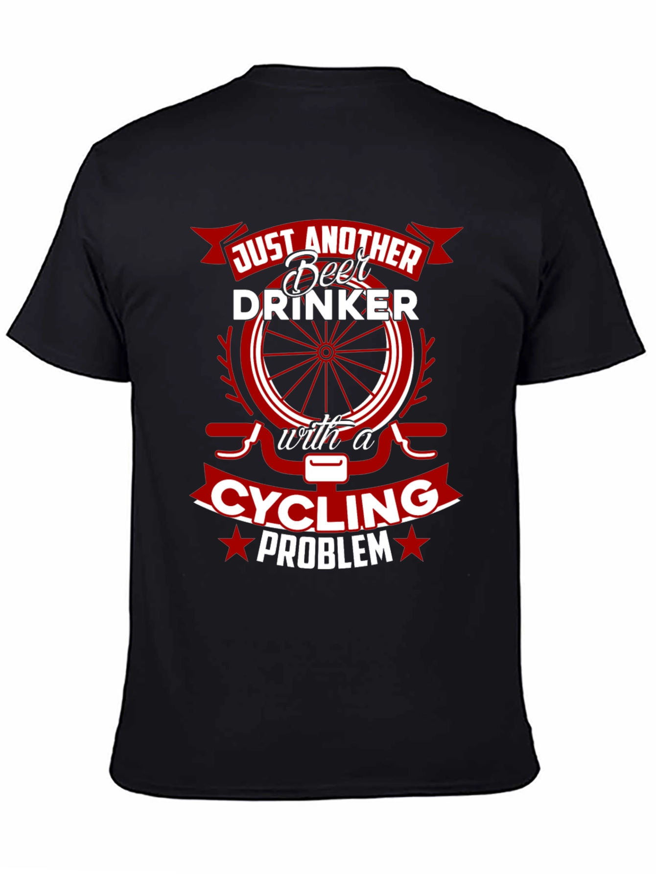 Funny Cycling & Beer Drinker T-Shirt