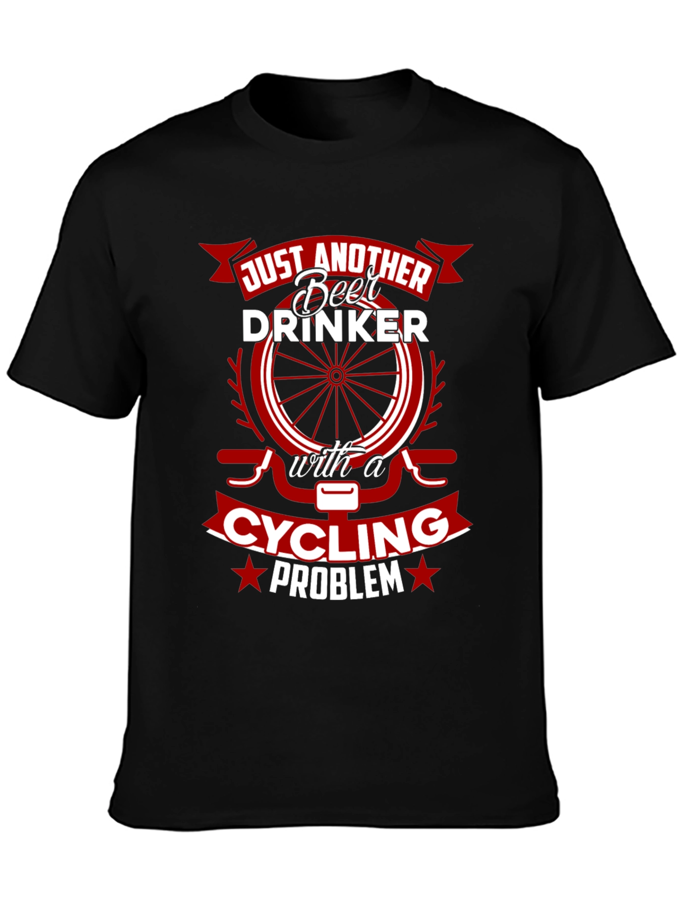 Funny Cycling & Beer Drinker T-Shirt