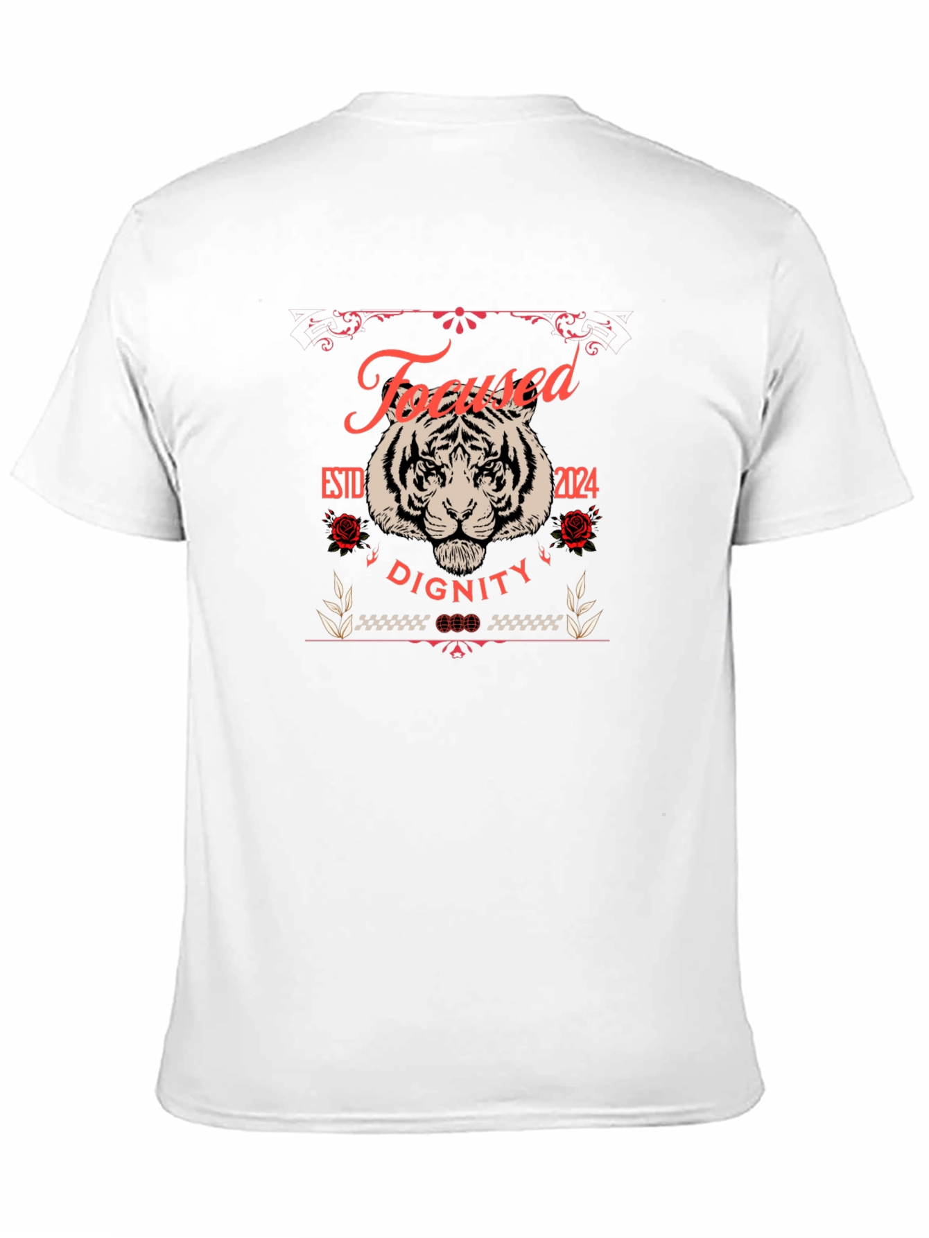 Focused Dignity Tiger Graphic T-Shirt