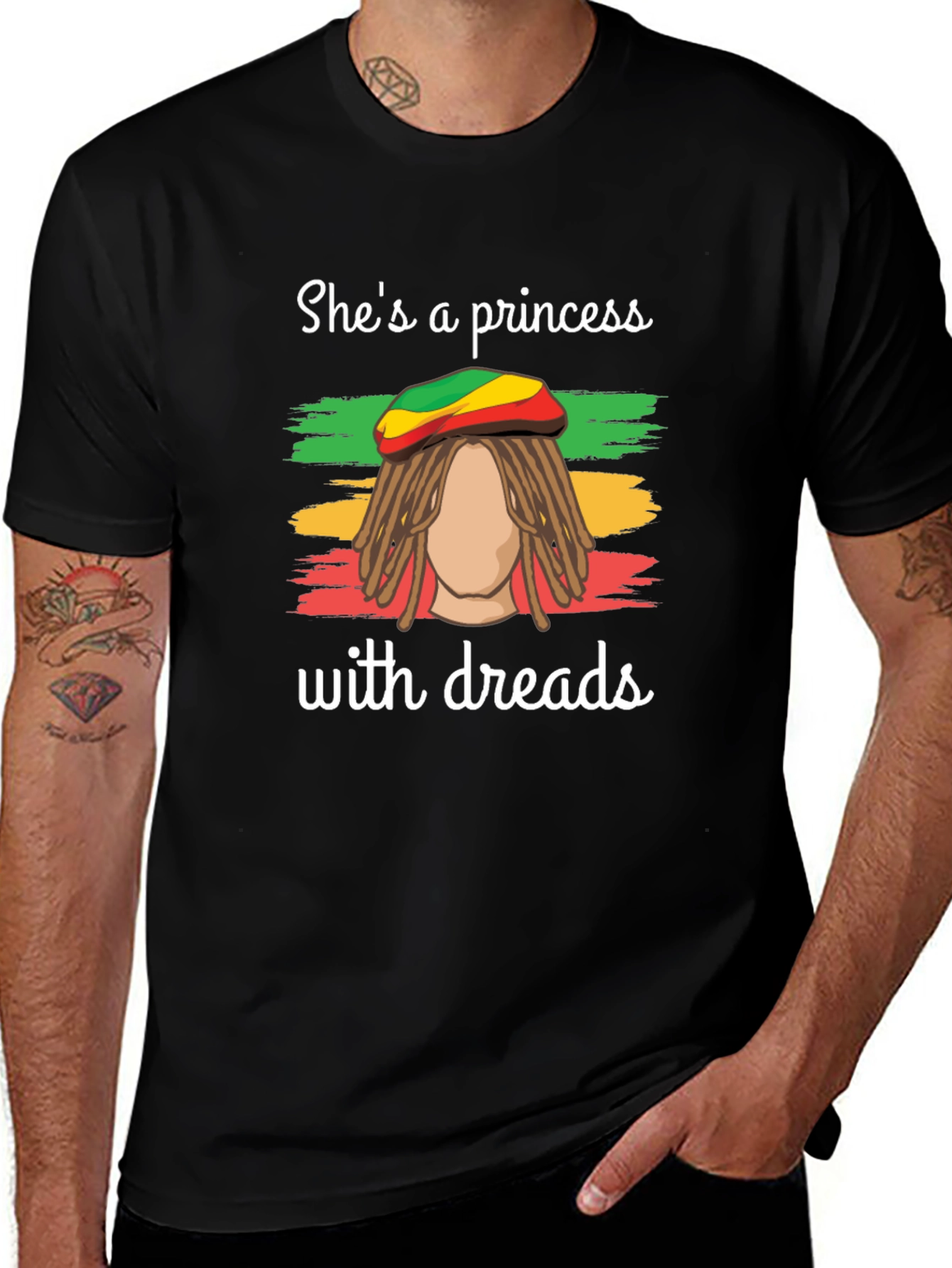 Shes A Princess With Dreads T-Shirt