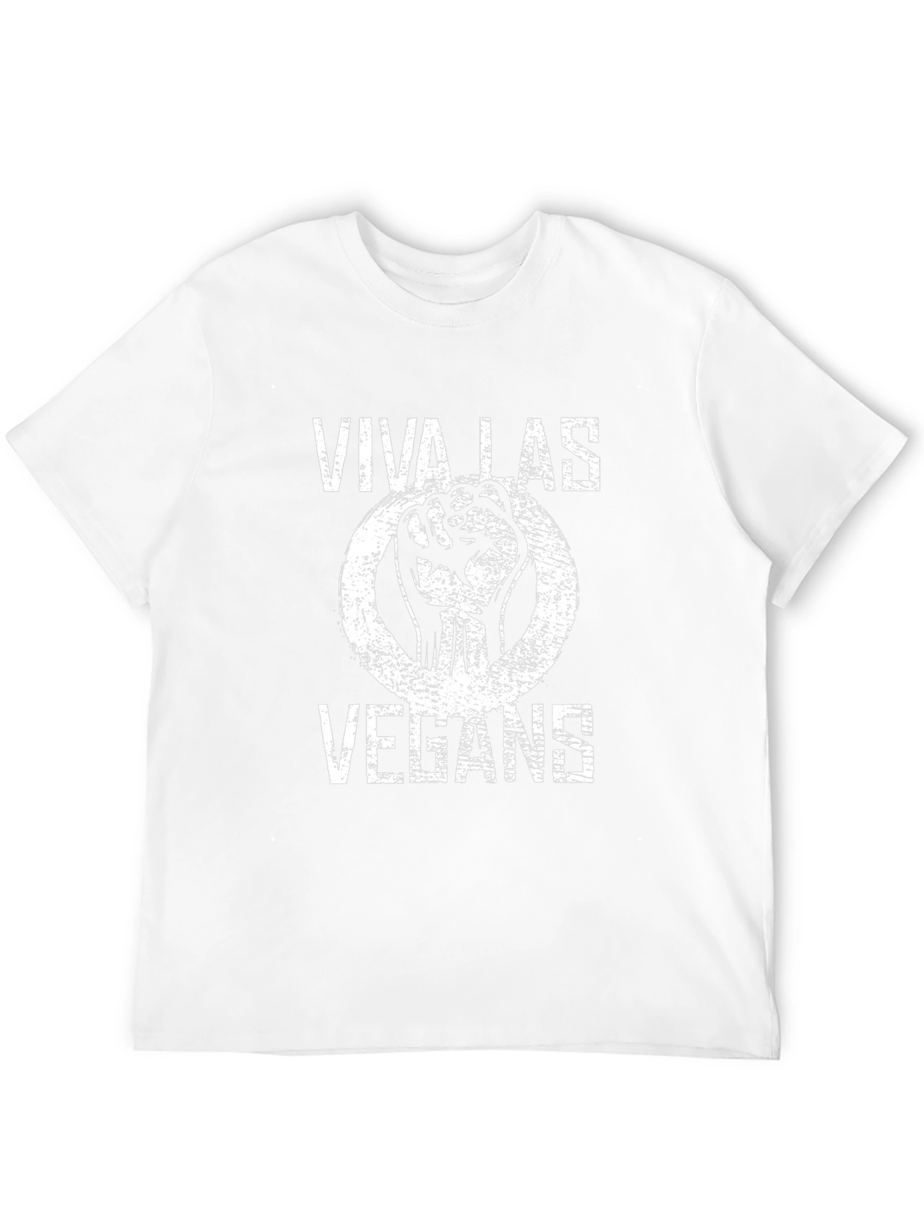 Viva Las Vegans Black T-Shirt - Vegan Activist Tee