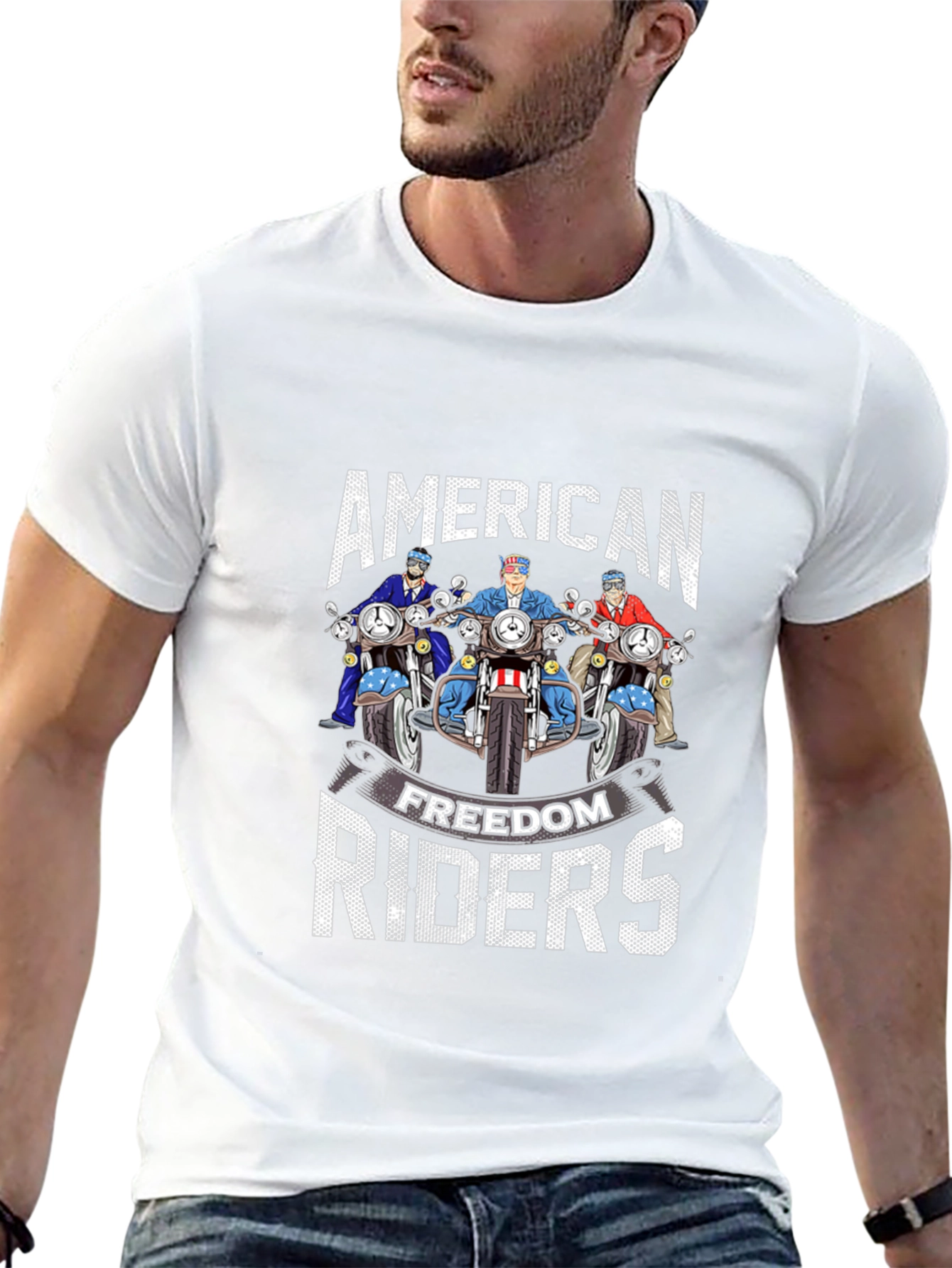 American Freedom Riders Patriotic T-Shirt