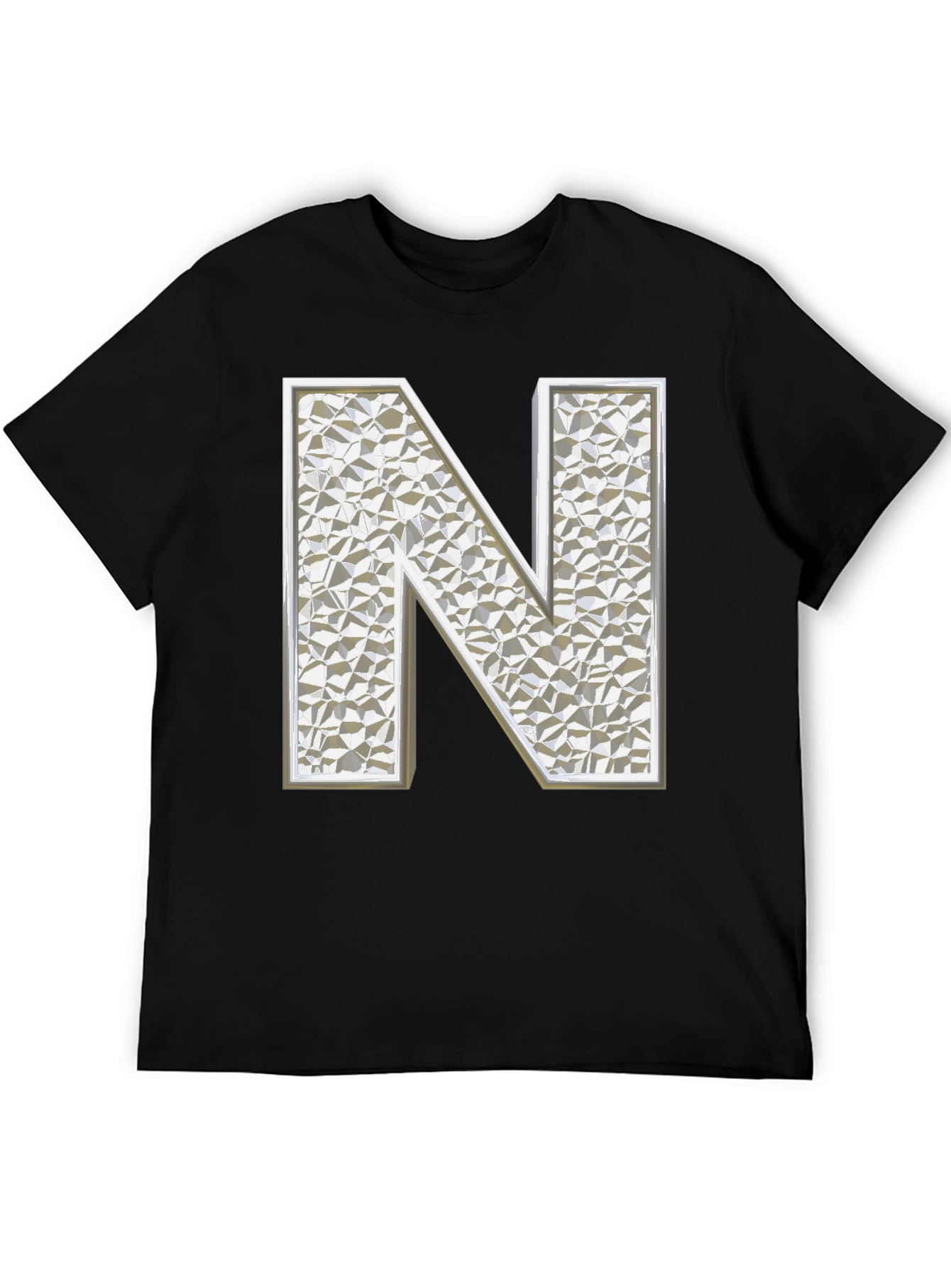 Letter N Graphic T-Shirt