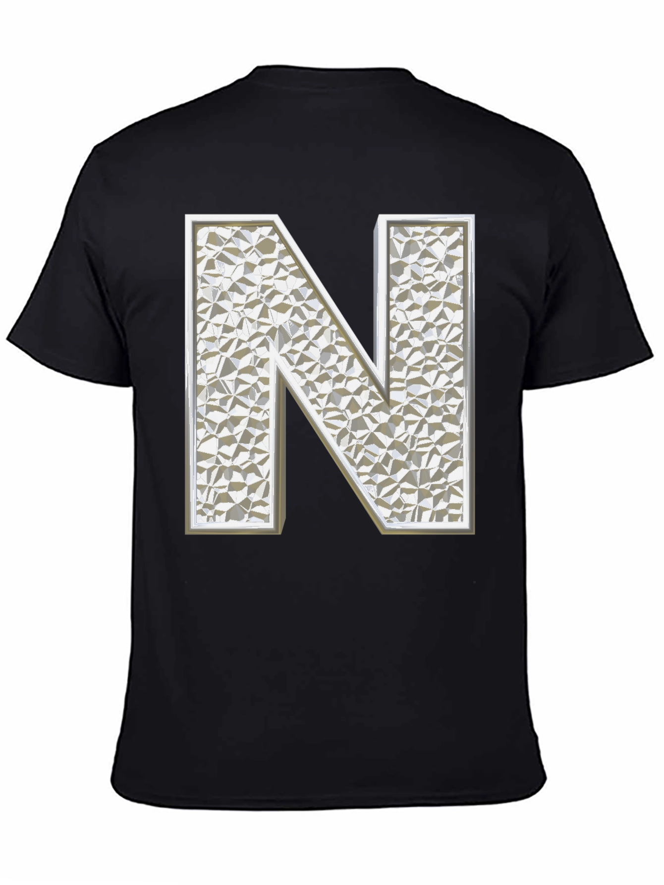 Letter N Graphic T-Shirt