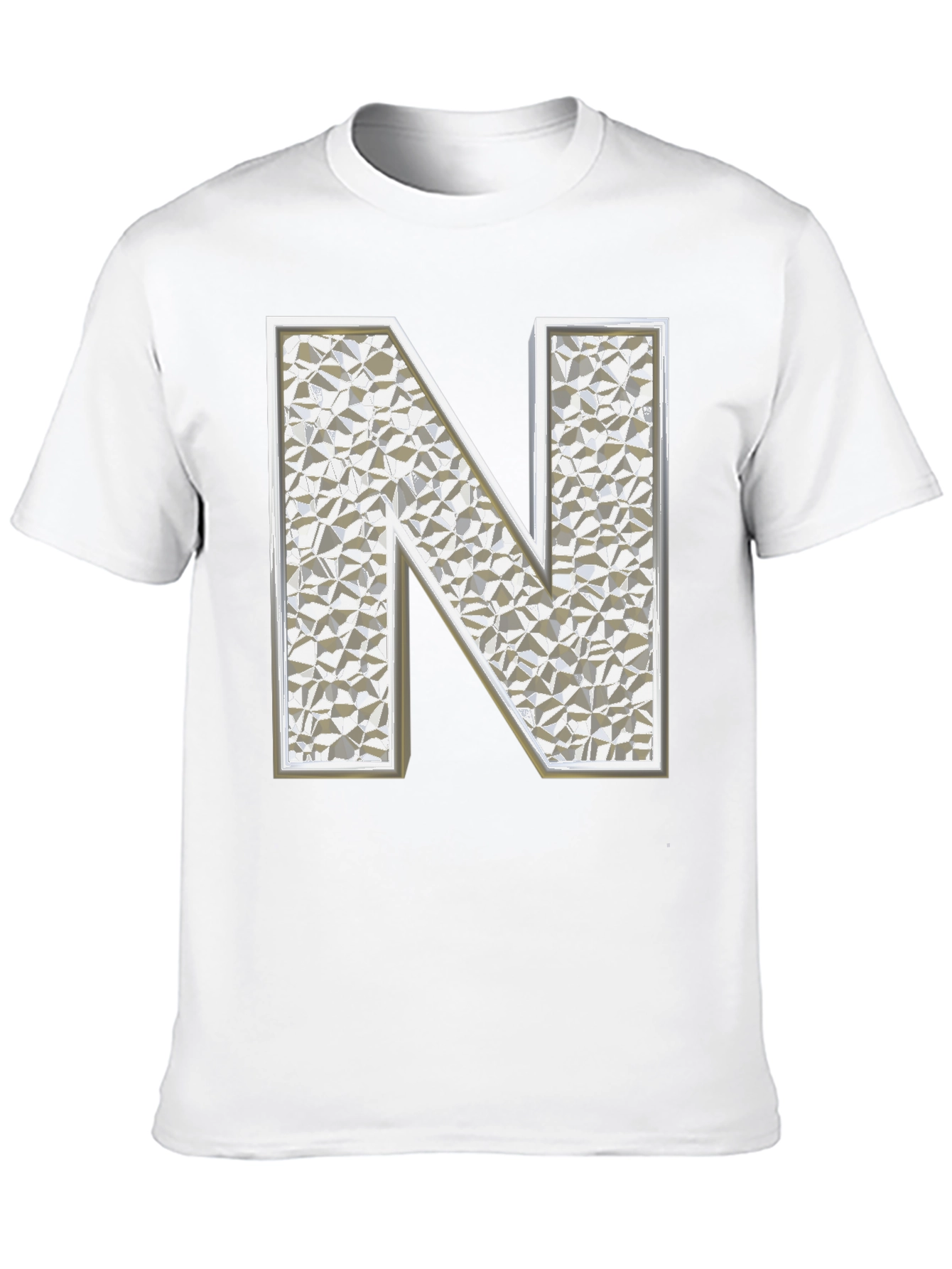 Letter N Graphic T-Shirt
