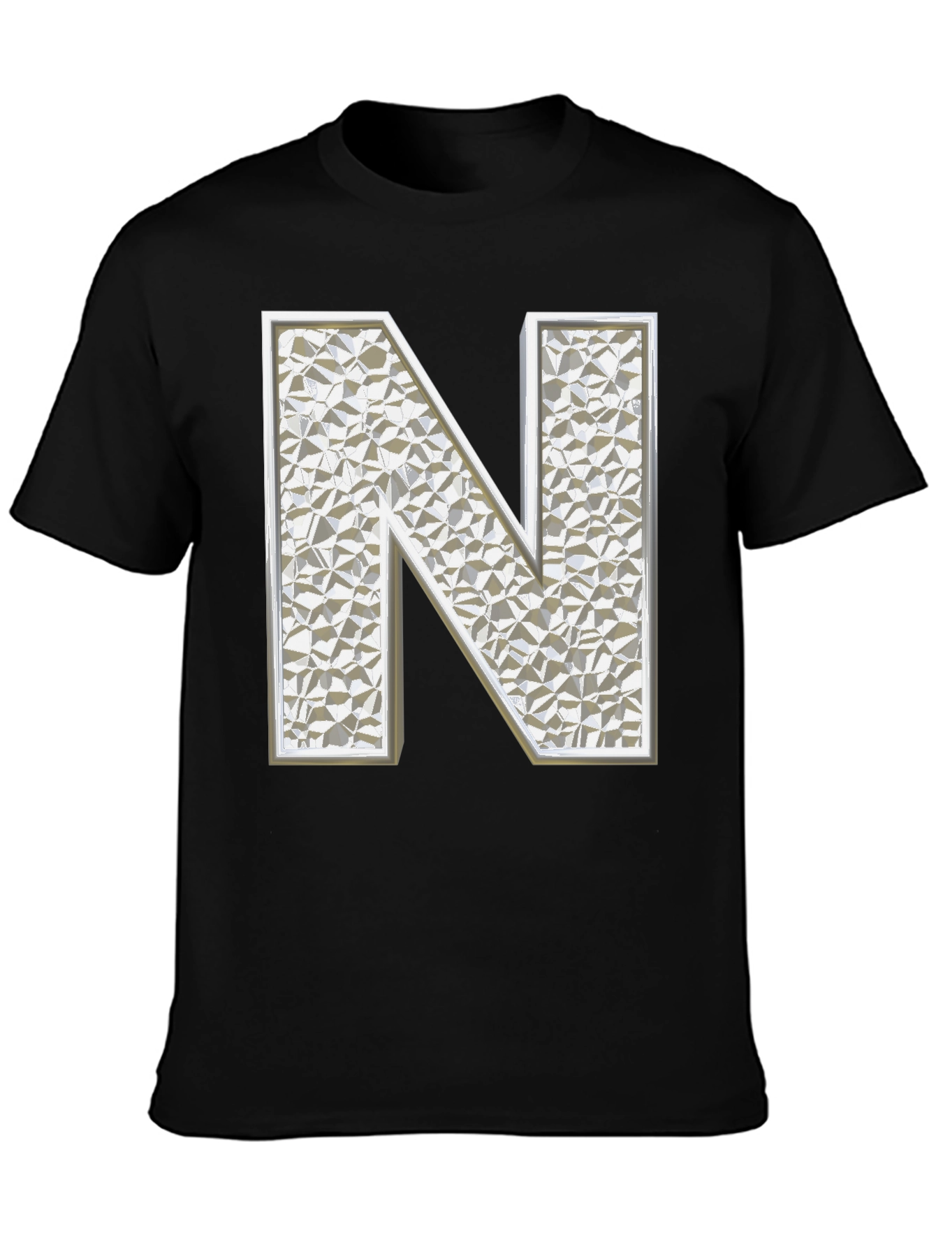 Letter N Graphic T-Shirt