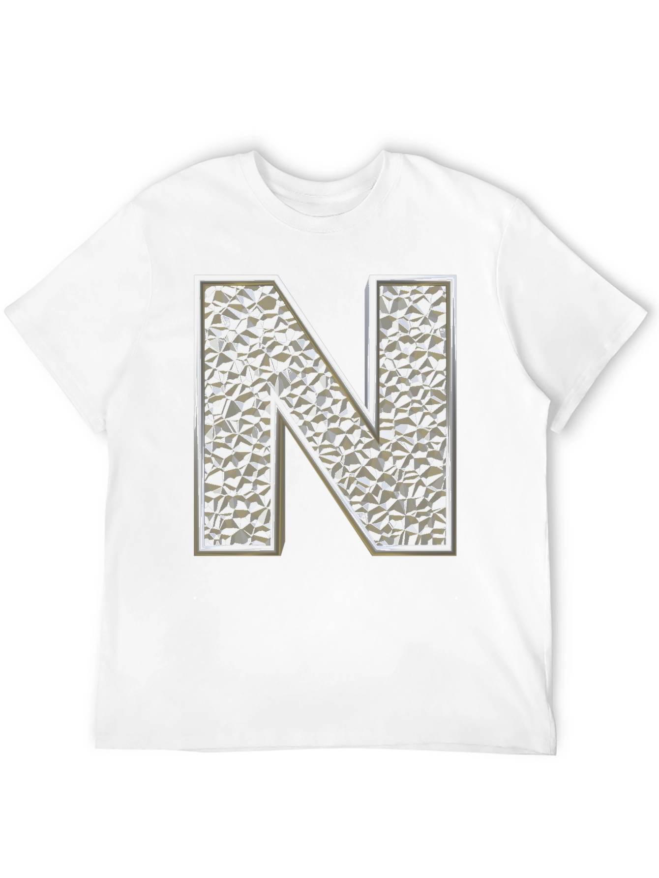 Letter N Graphic T-Shirt