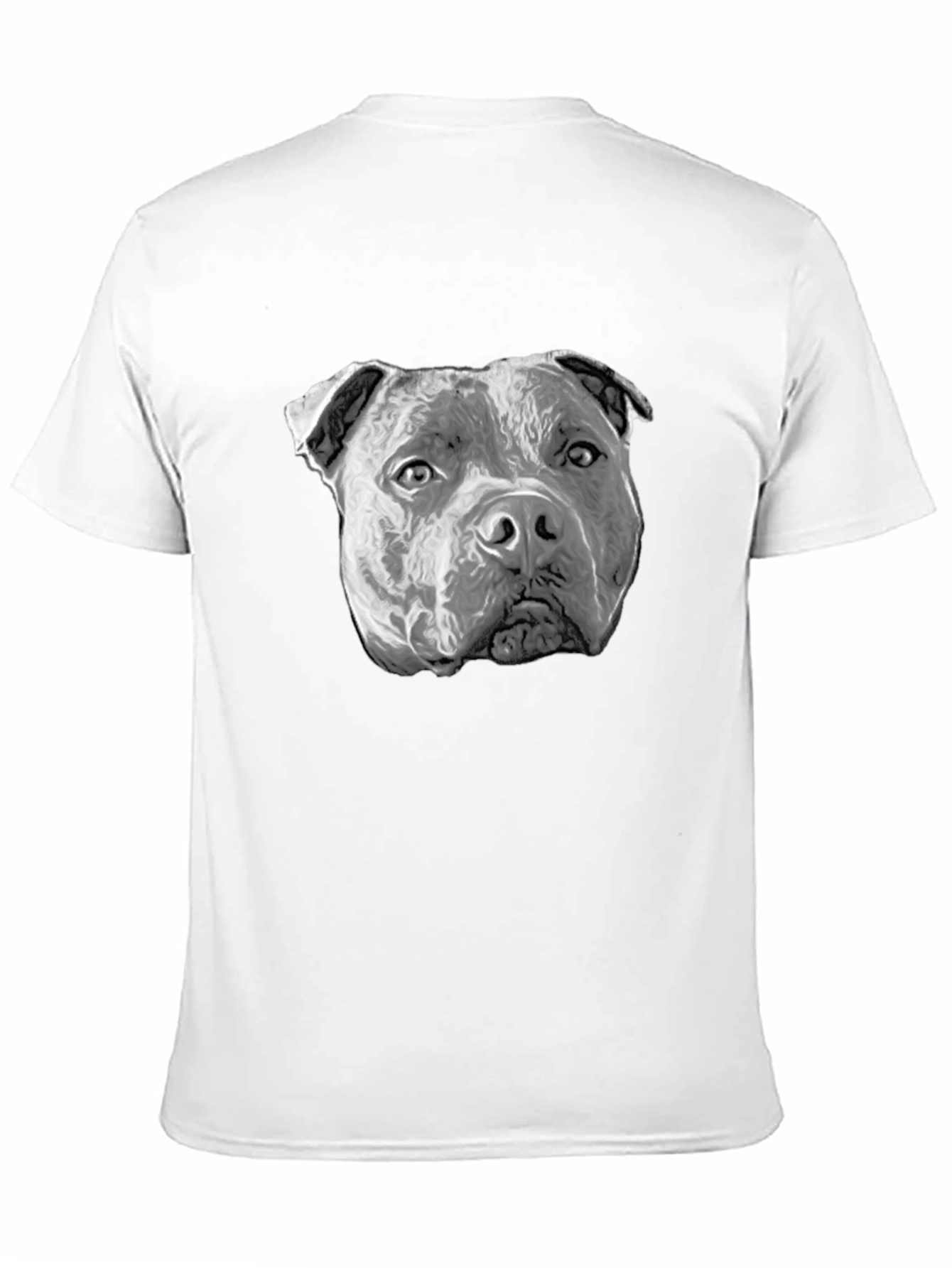 Pitbull Dog Graphic T-Shirt - Black