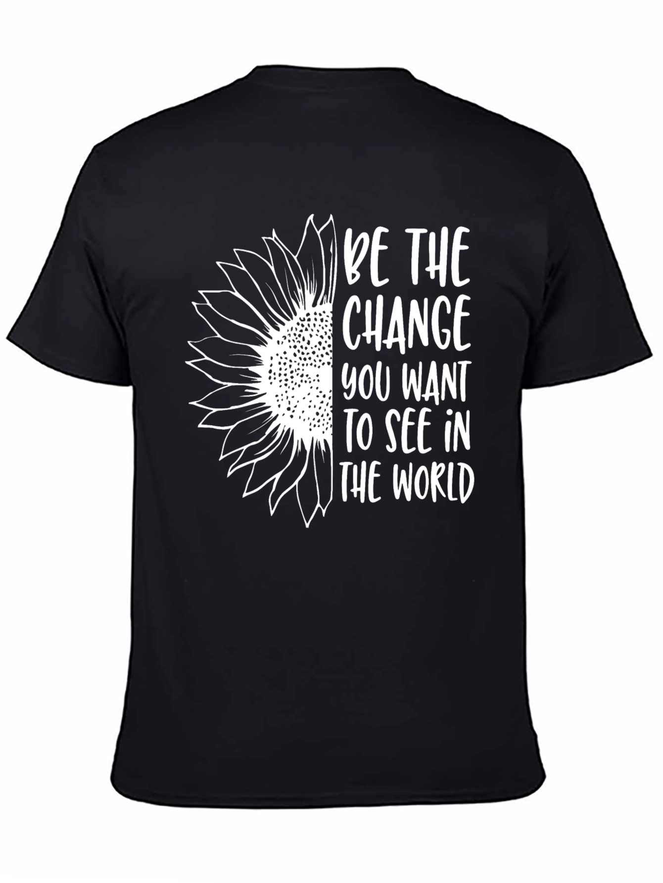 Be the Change Sunflower Graphic Tee