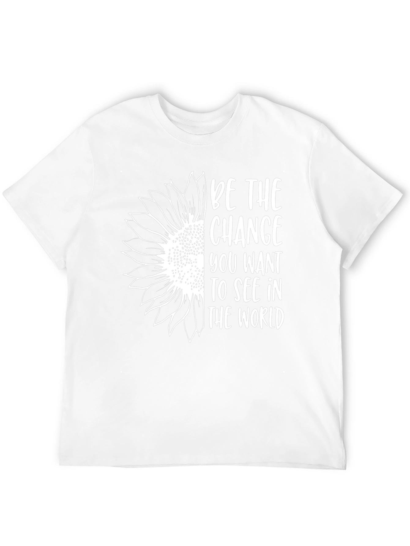 Be the Change Sunflower Graphic Tee