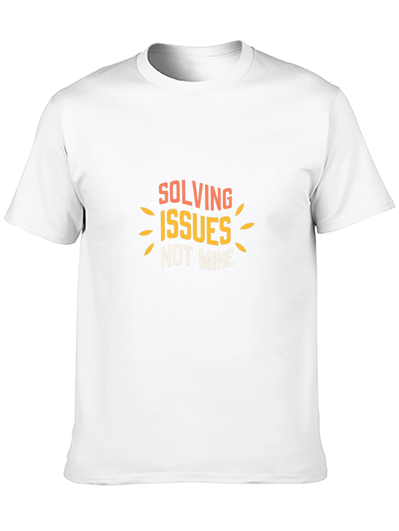 Solving Issues Not Mine Black Graphic Tee