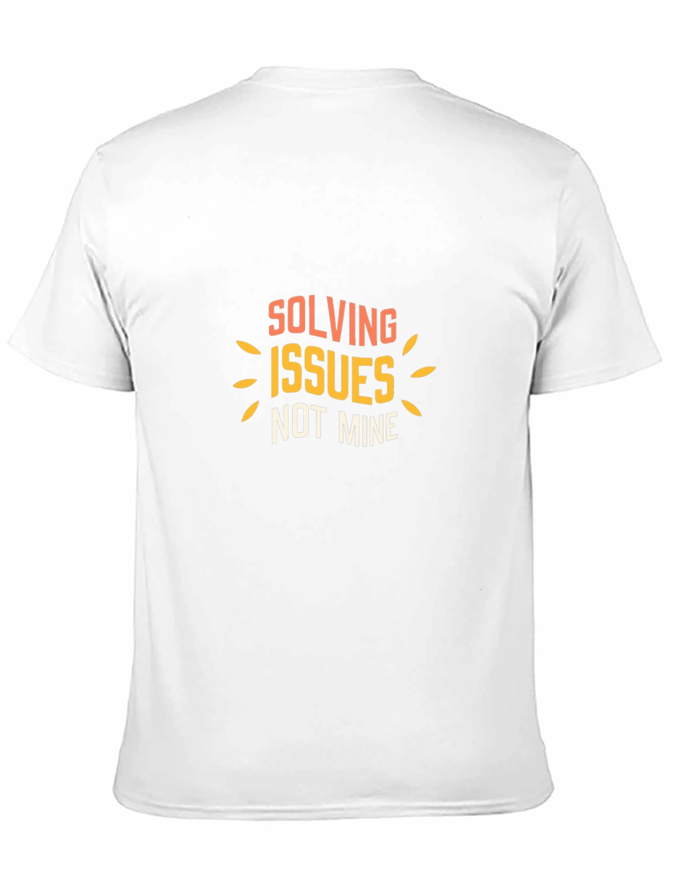Solving Issues Not Mine Black Graphic Tee