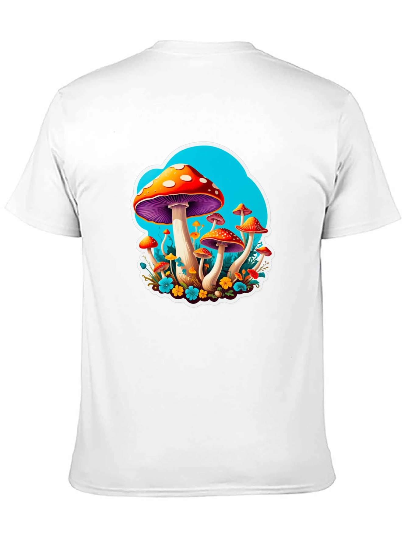 Psychedelic Mushroom Graphic Tee - Funky and Fun!