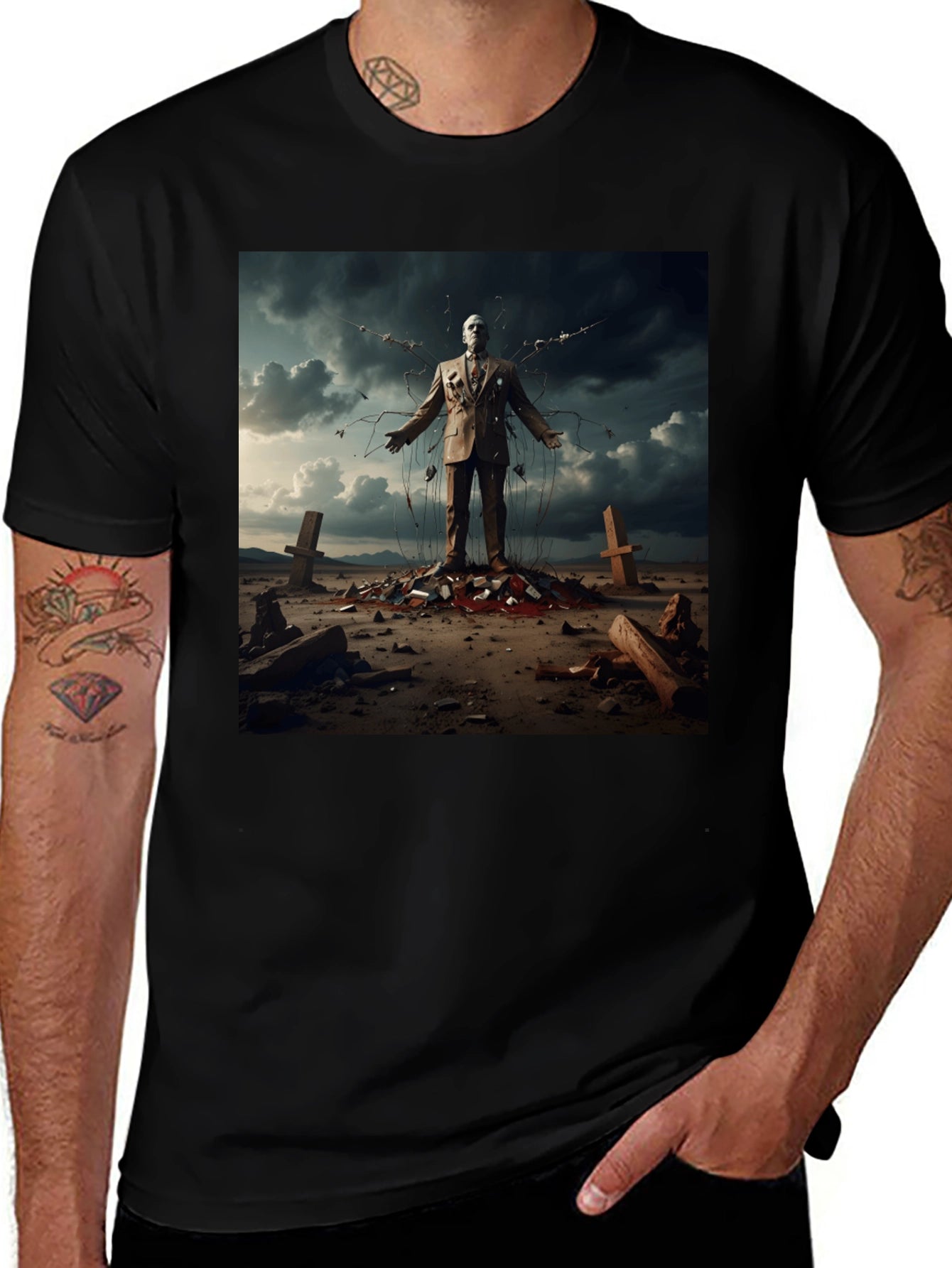 Surreal Dark Art Graphic Tee